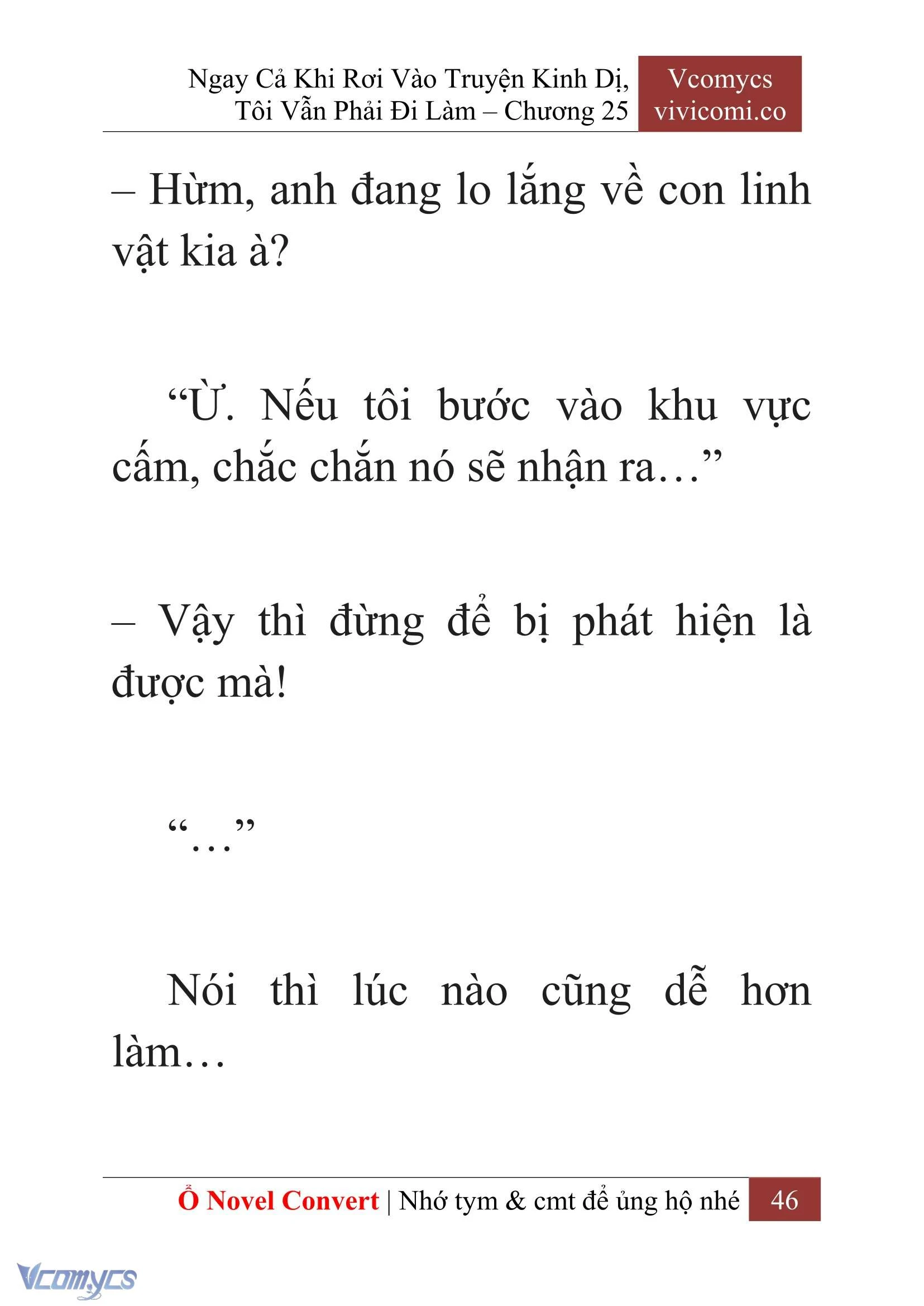 [Novel] Ngay Cả Khi Rơi Vào Truyện Kinh Dị, Tôi Vẫn Phải Đi Làm Chapter  25 - 48