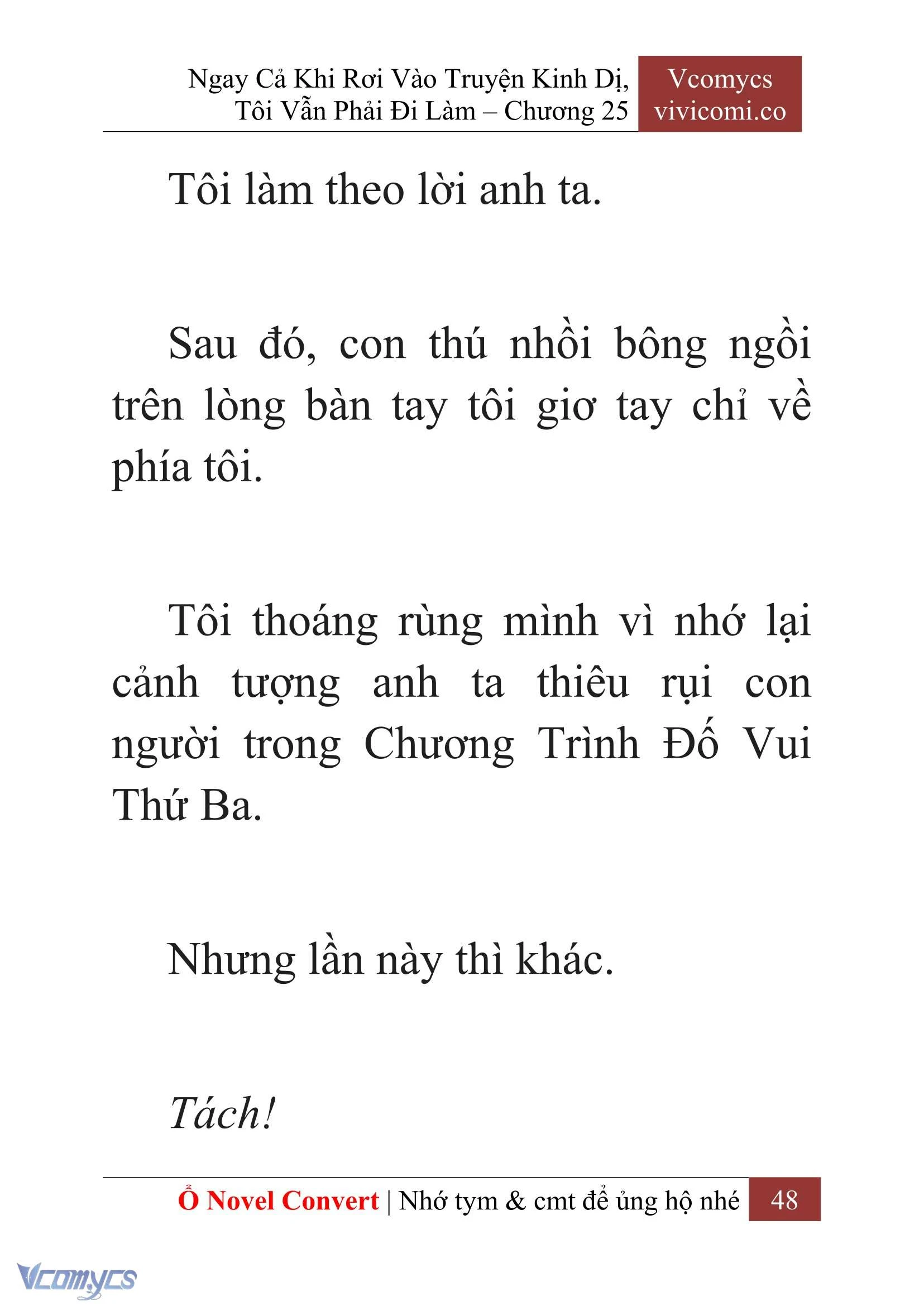 [Novel] Ngay Cả Khi Rơi Vào Truyện Kinh Dị, Tôi Vẫn Phải Đi Làm Chapter  25 - 50