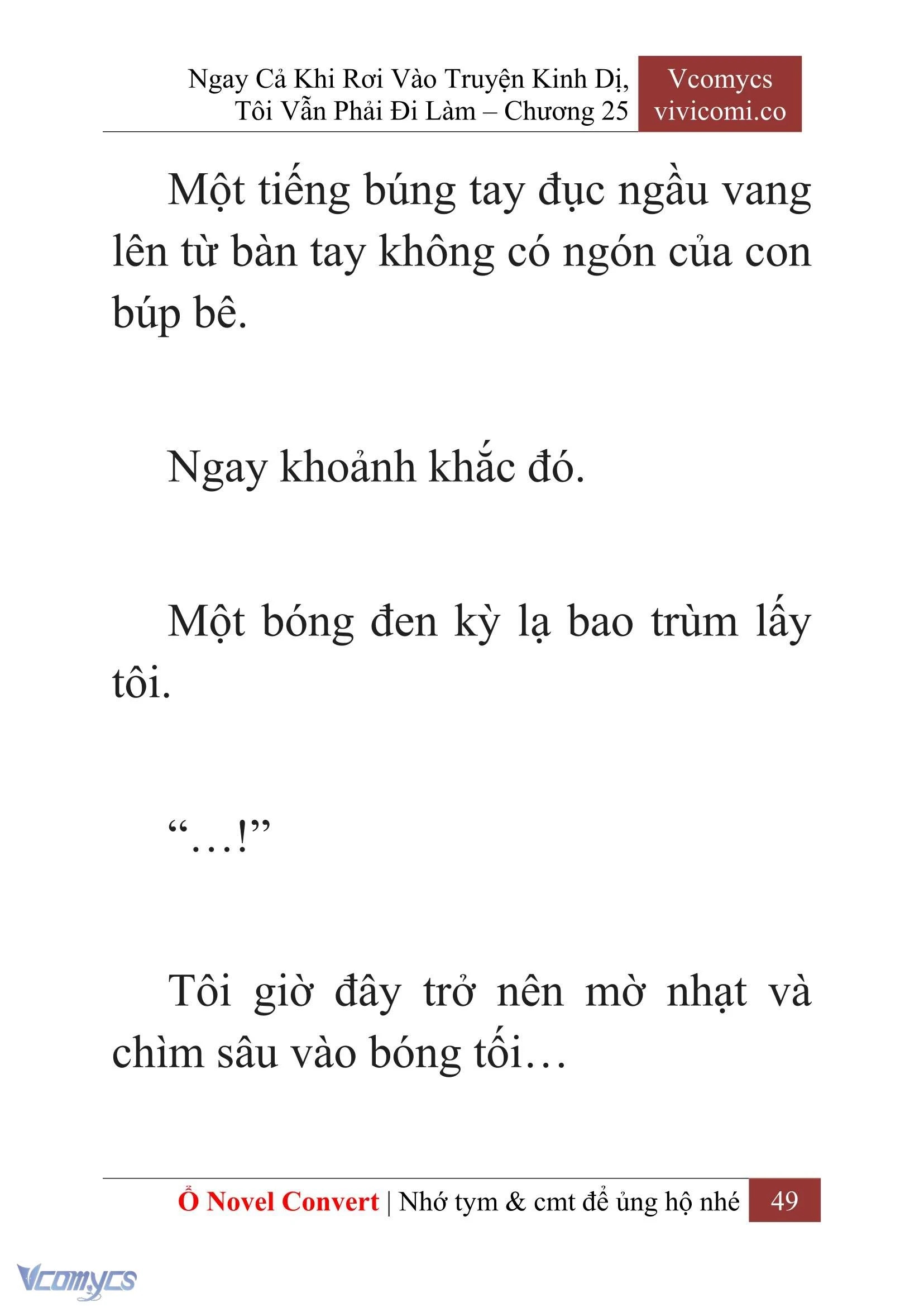 [Novel] Ngay Cả Khi Rơi Vào Truyện Kinh Dị, Tôi Vẫn Phải Đi Làm Chapter  25 - 51