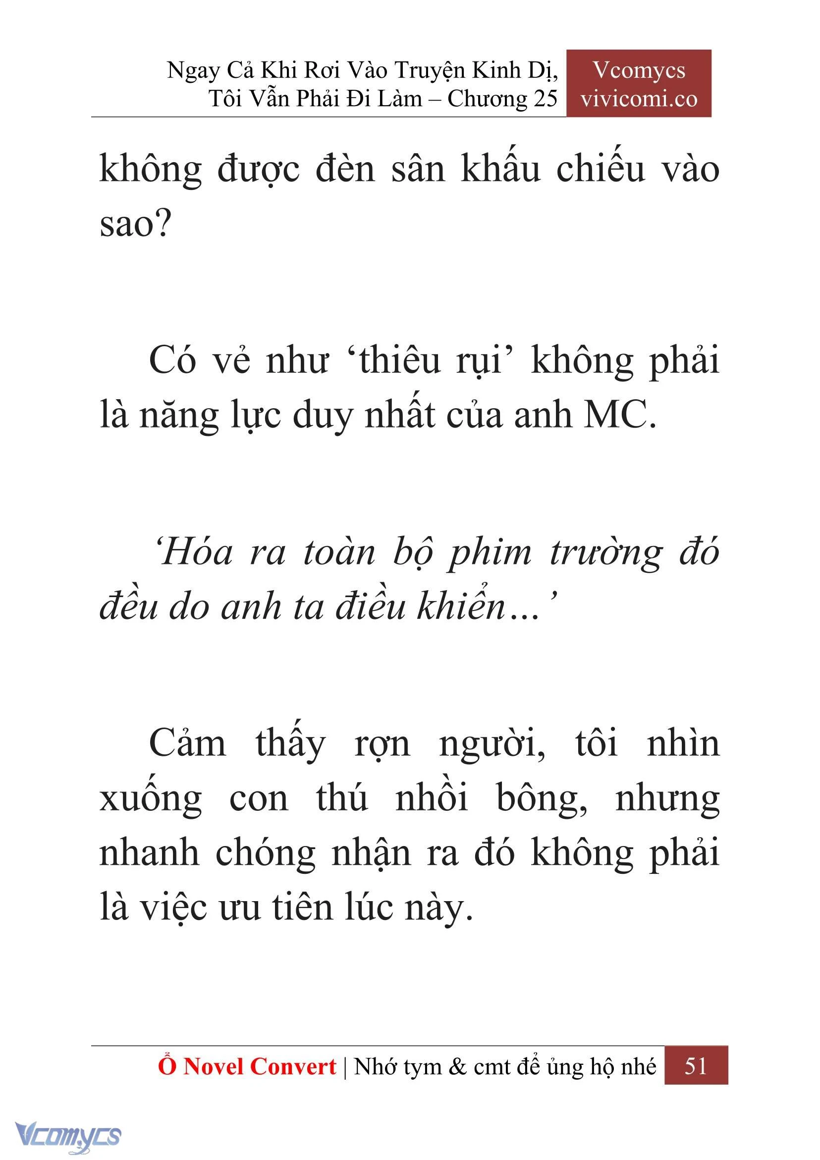 [Novel] Ngay Cả Khi Rơi Vào Truyện Kinh Dị, Tôi Vẫn Phải Đi Làm Chapter  25 - 53