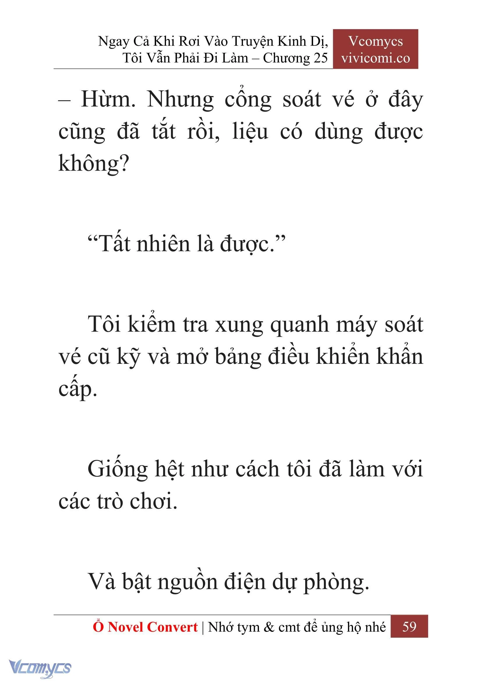 [Novel] Ngay Cả Khi Rơi Vào Truyện Kinh Dị, Tôi Vẫn Phải Đi Làm Chapter  25 - 61
