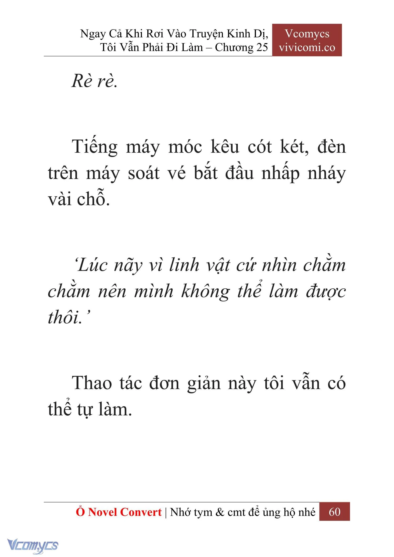 [Novel] Ngay Cả Khi Rơi Vào Truyện Kinh Dị, Tôi Vẫn Phải Đi Làm Chapter  25 - 62