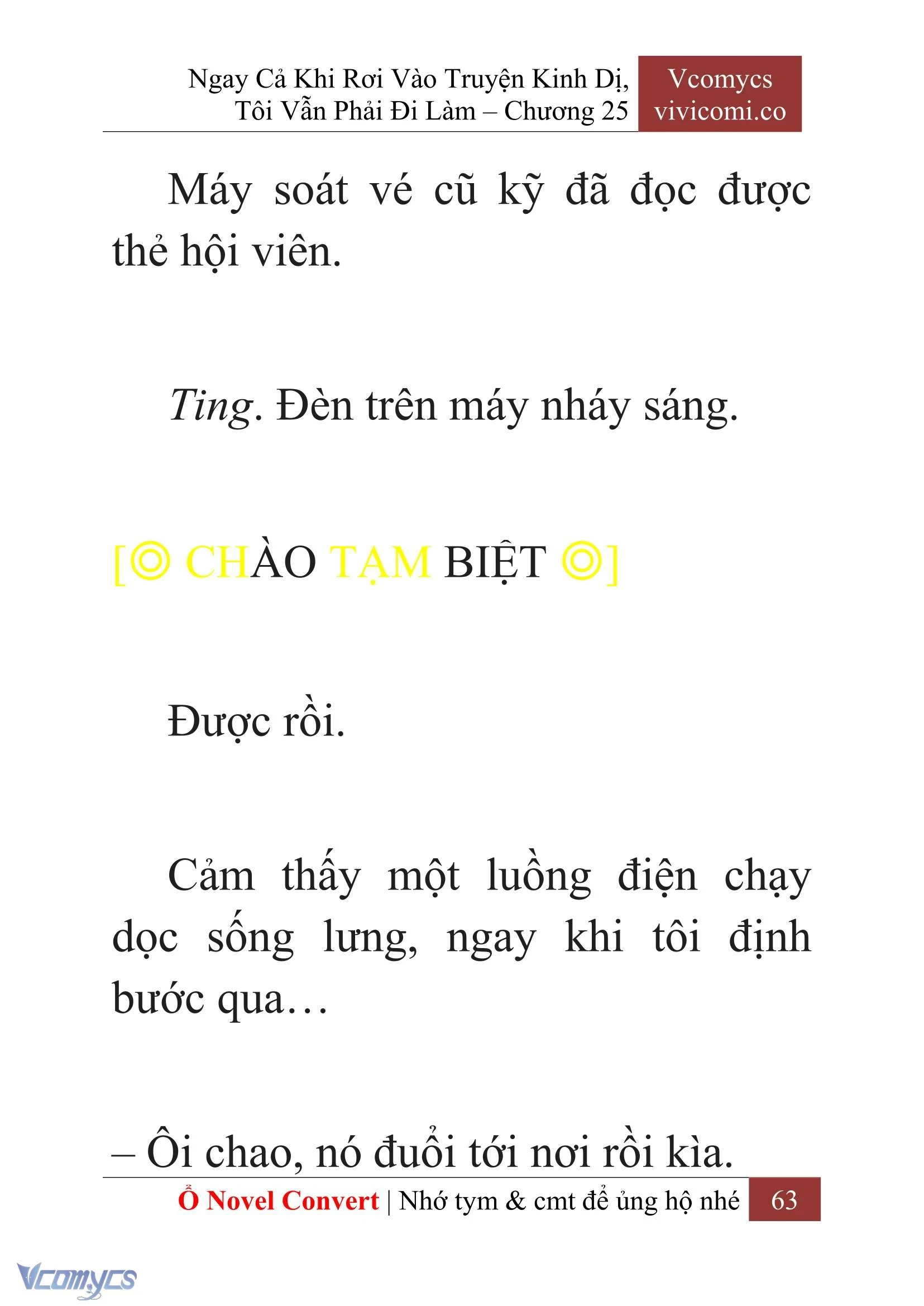 [Novel] Ngay Cả Khi Rơi Vào Truyện Kinh Dị, Tôi Vẫn Phải Đi Làm Chapter  25 - 65