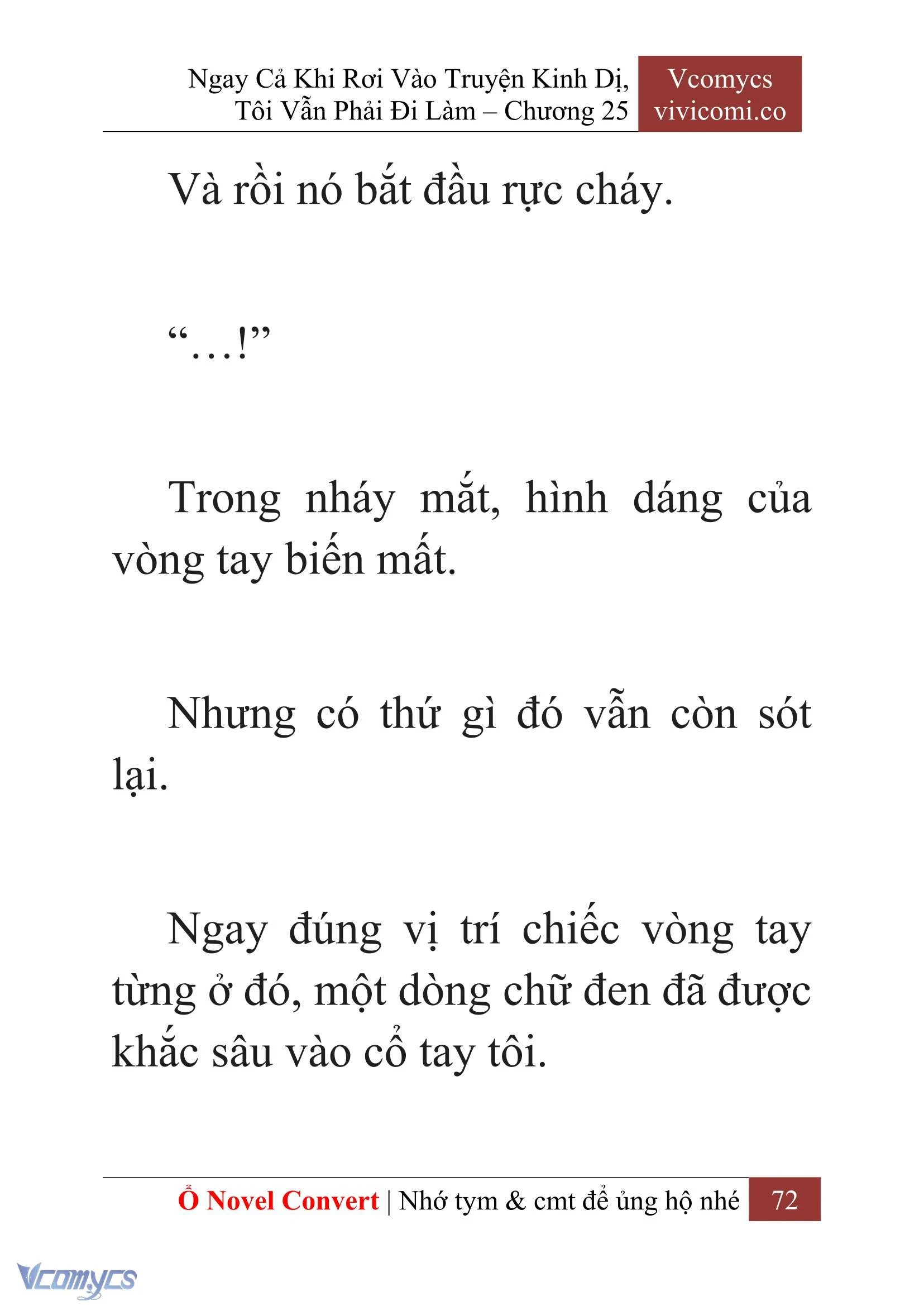 [Novel] Ngay Cả Khi Rơi Vào Truyện Kinh Dị, Tôi Vẫn Phải Đi Làm Chapter  25 - 74