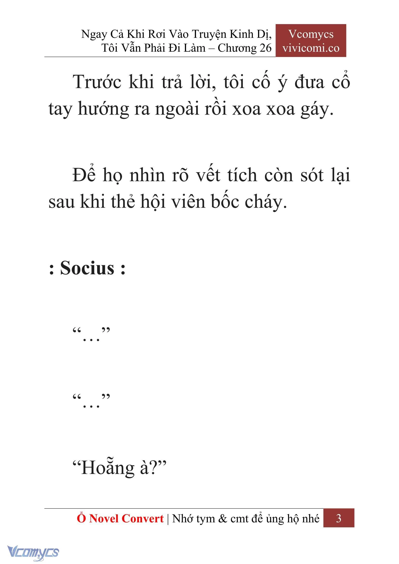 [Novel] Ngay Cả Khi Rơi Vào Truyện Kinh Dị, Tôi Vẫn Phải Đi Làm Chapter  26 - 5