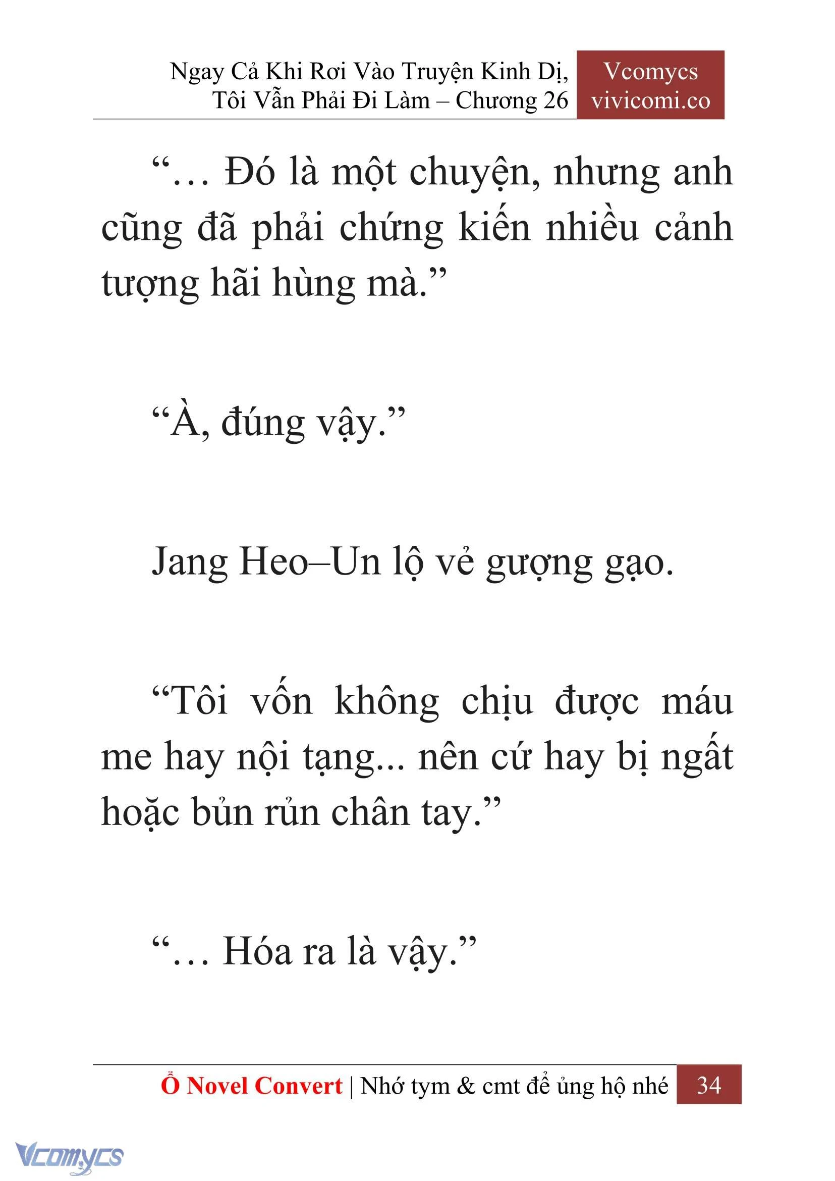 [Novel] Ngay Cả Khi Rơi Vào Truyện Kinh Dị, Tôi Vẫn Phải Đi Làm Chapter  26 - 36