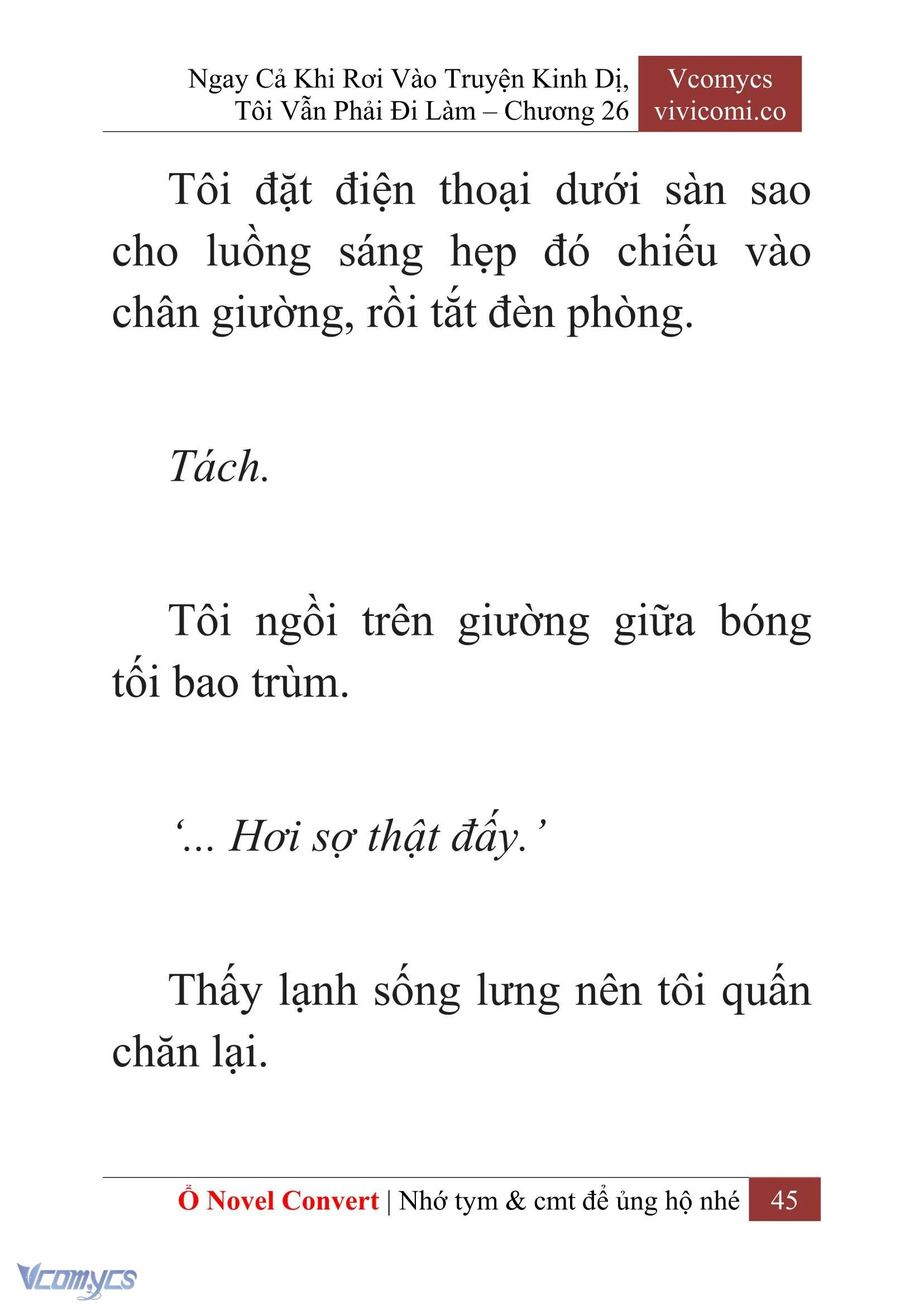 [Novel] Ngay Cả Khi Rơi Vào Truyện Kinh Dị, Tôi Vẫn Phải Đi Làm Chapter  26 - 47
