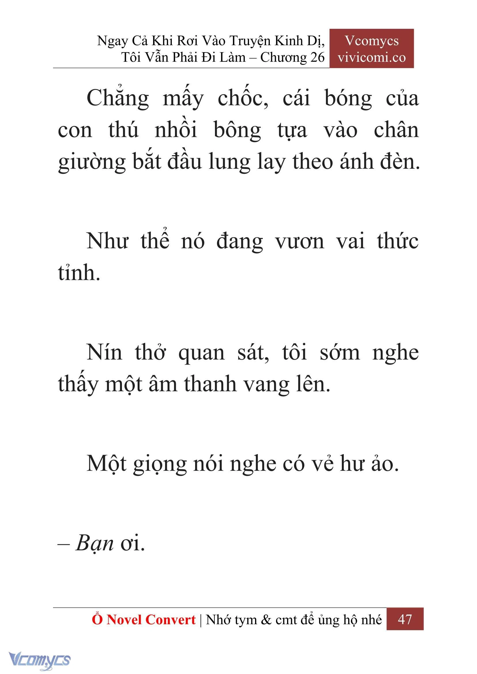 [Novel] Ngay Cả Khi Rơi Vào Truyện Kinh Dị, Tôi Vẫn Phải Đi Làm Chapter  26 - 49