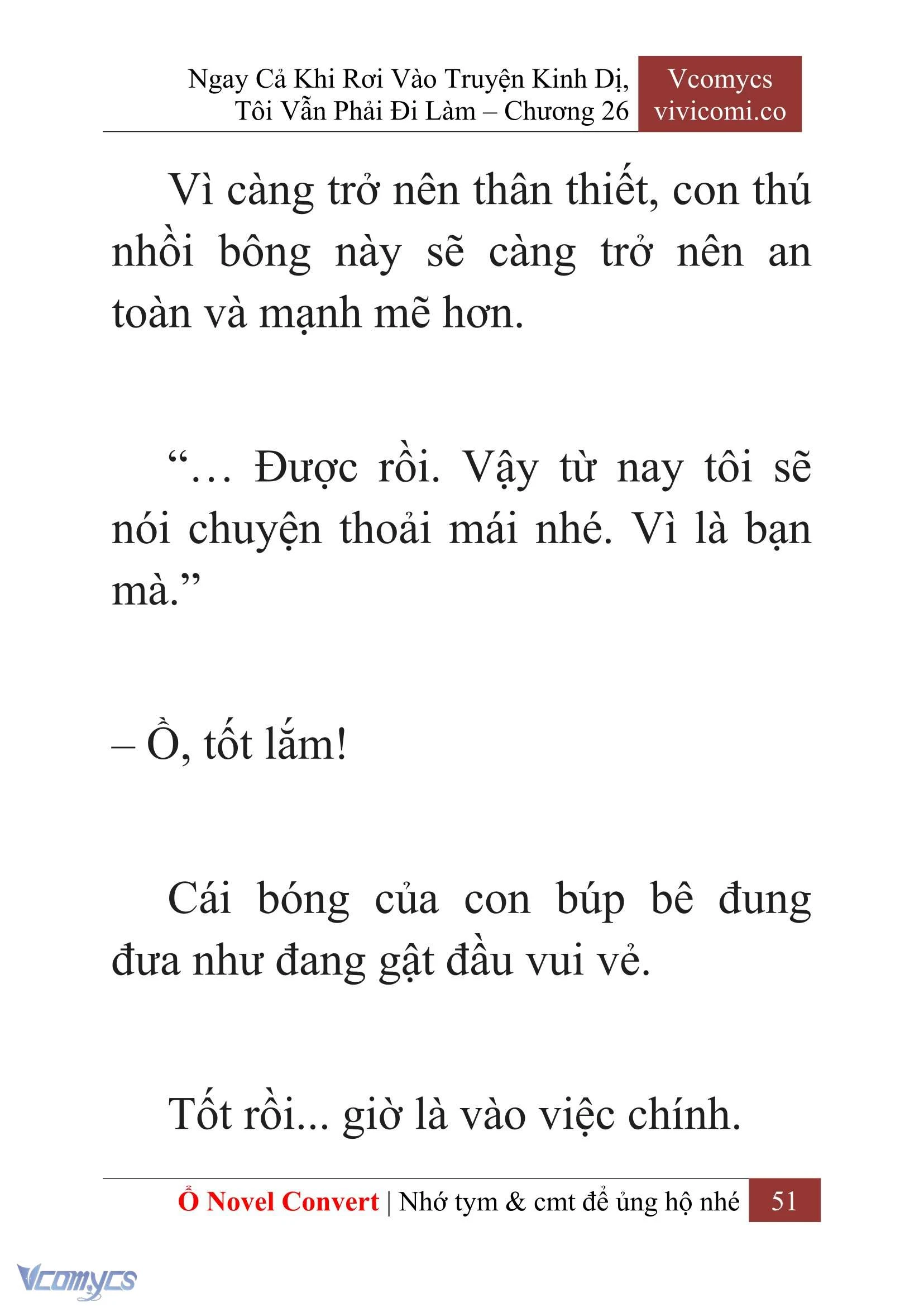 [Novel] Ngay Cả Khi Rơi Vào Truyện Kinh Dị, Tôi Vẫn Phải Đi Làm Chapter  26 - 53