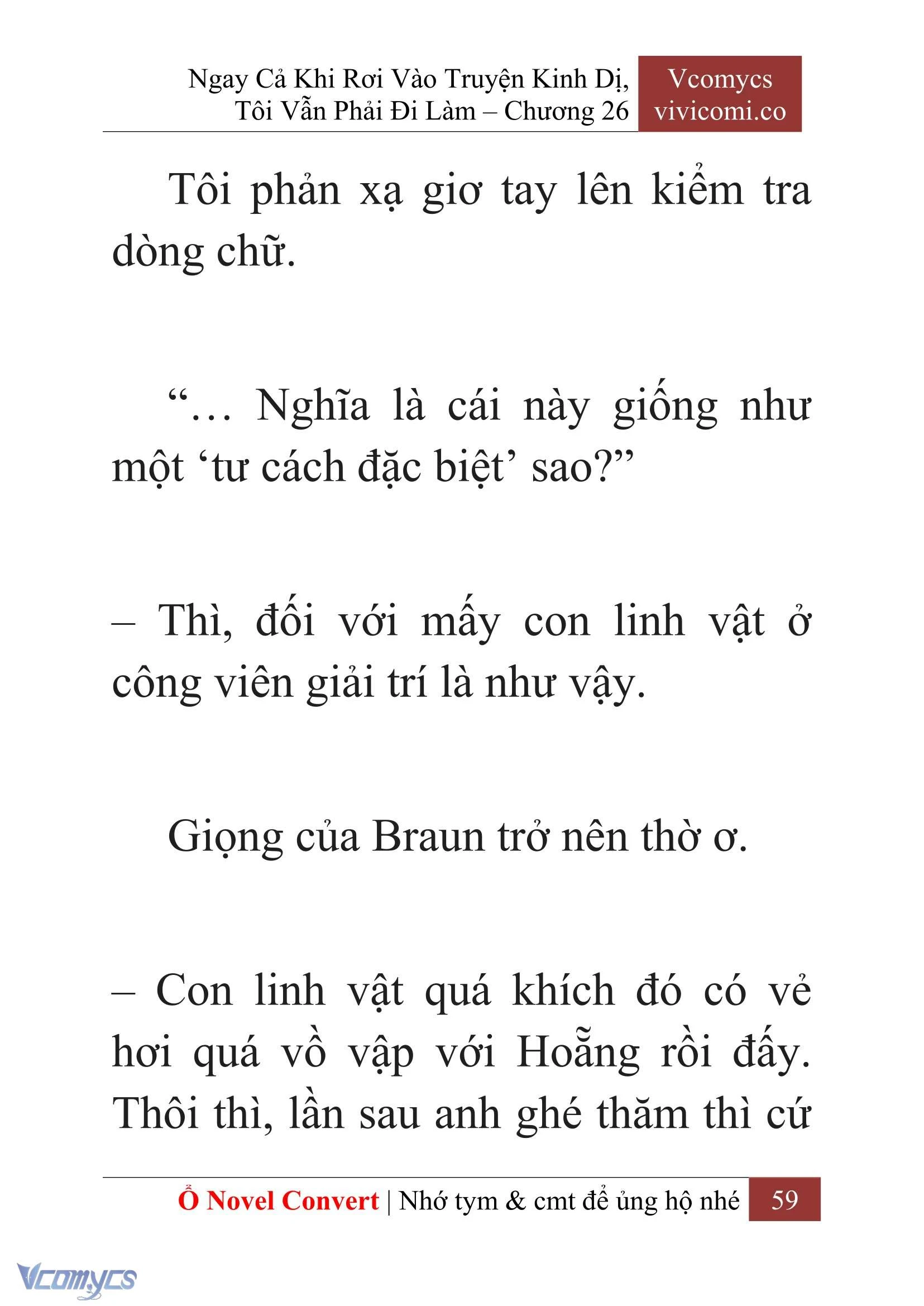 [Novel] Ngay Cả Khi Rơi Vào Truyện Kinh Dị, Tôi Vẫn Phải Đi Làm Chapter  26 - 61