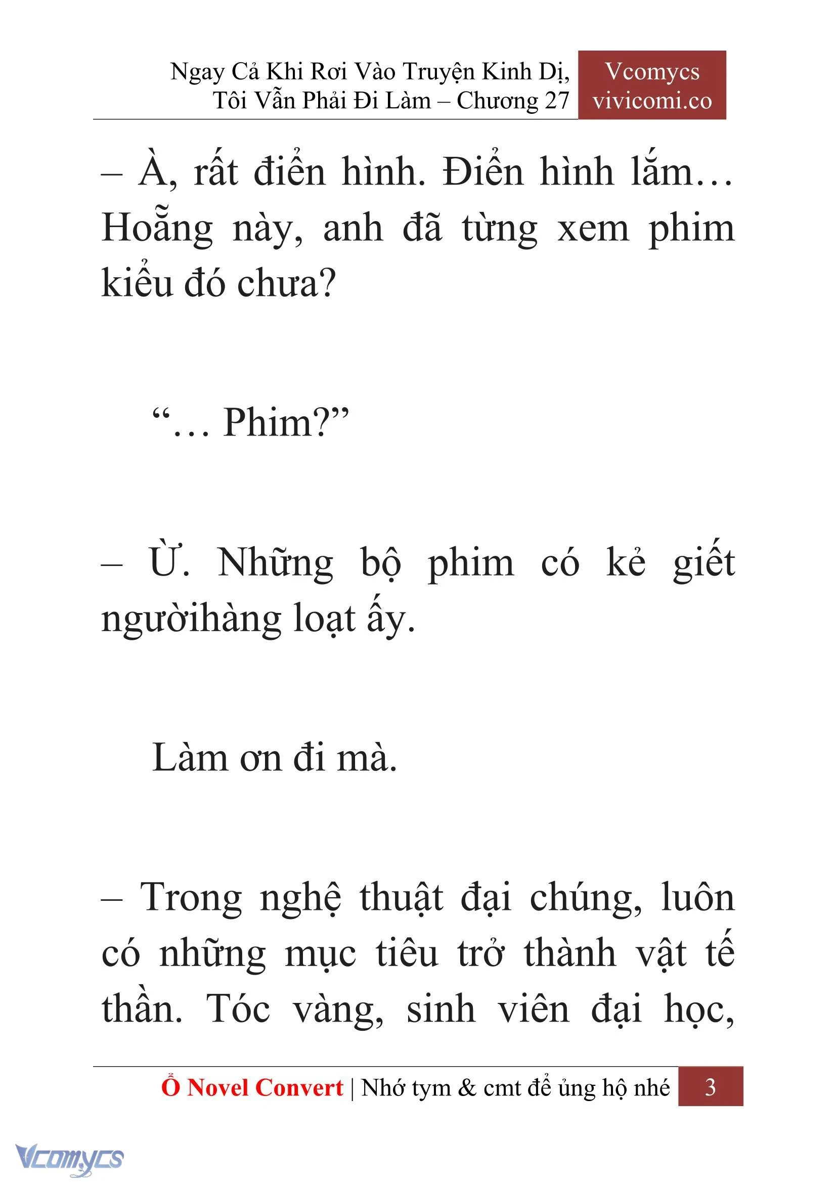 [Novel] Ngay Cả Khi Rơi Vào Truyện Kinh Dị, Tôi Vẫn Phải Đi Làm Chapter  27 - 5