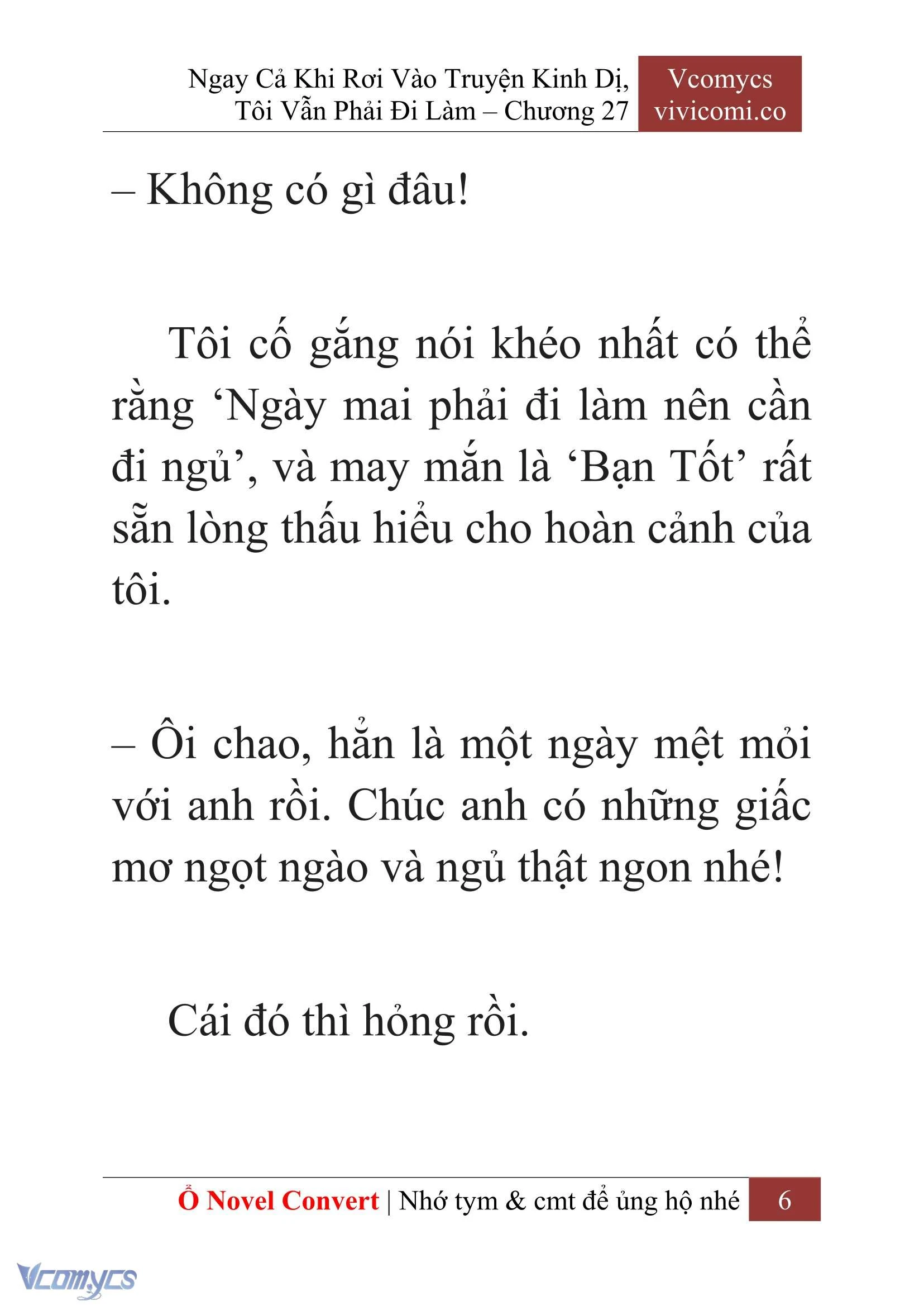 [Novel] Ngay Cả Khi Rơi Vào Truyện Kinh Dị, Tôi Vẫn Phải Đi Làm Chapter  27 - 8