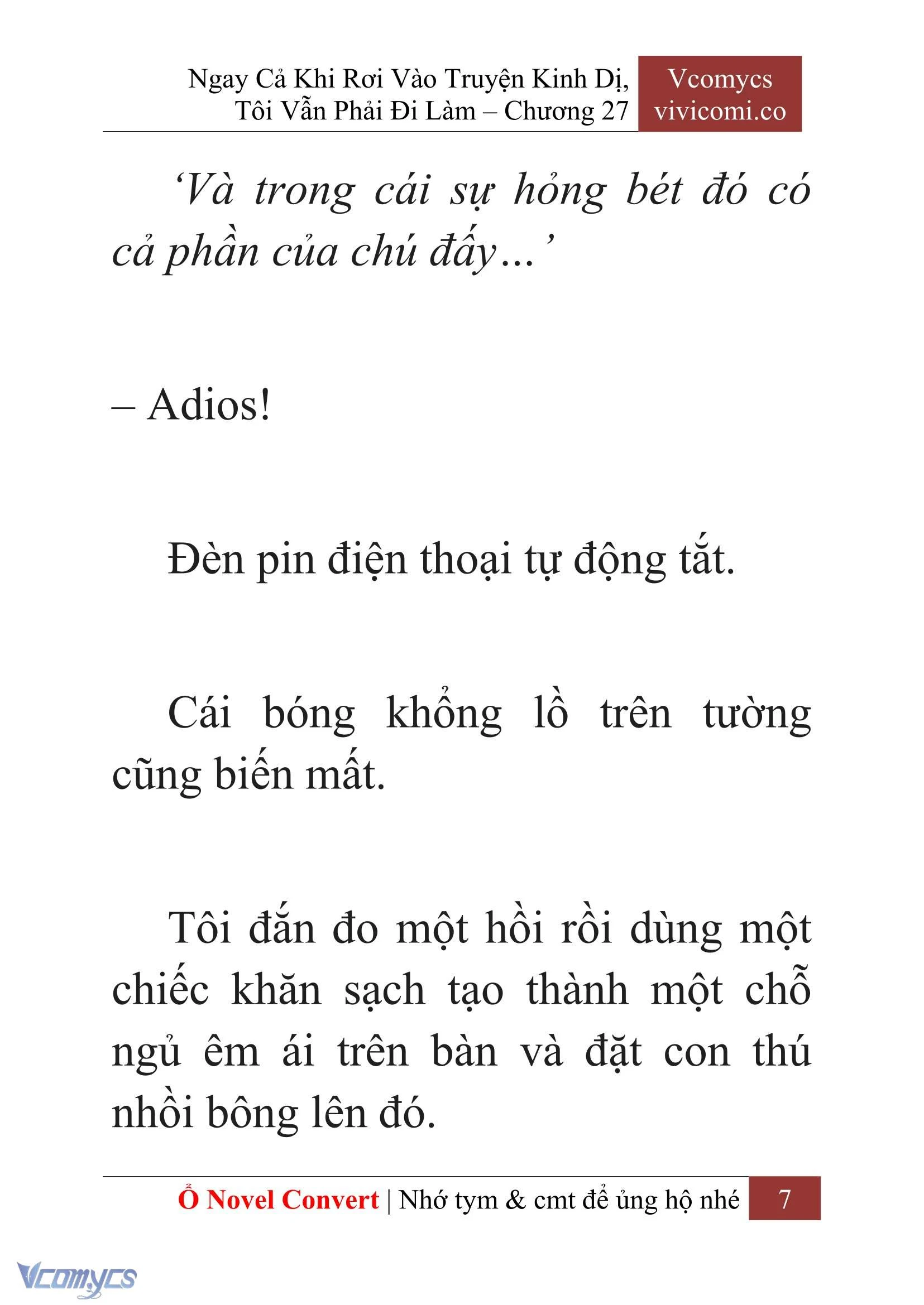 [Novel] Ngay Cả Khi Rơi Vào Truyện Kinh Dị, Tôi Vẫn Phải Đi Làm Chapter  27 - 9