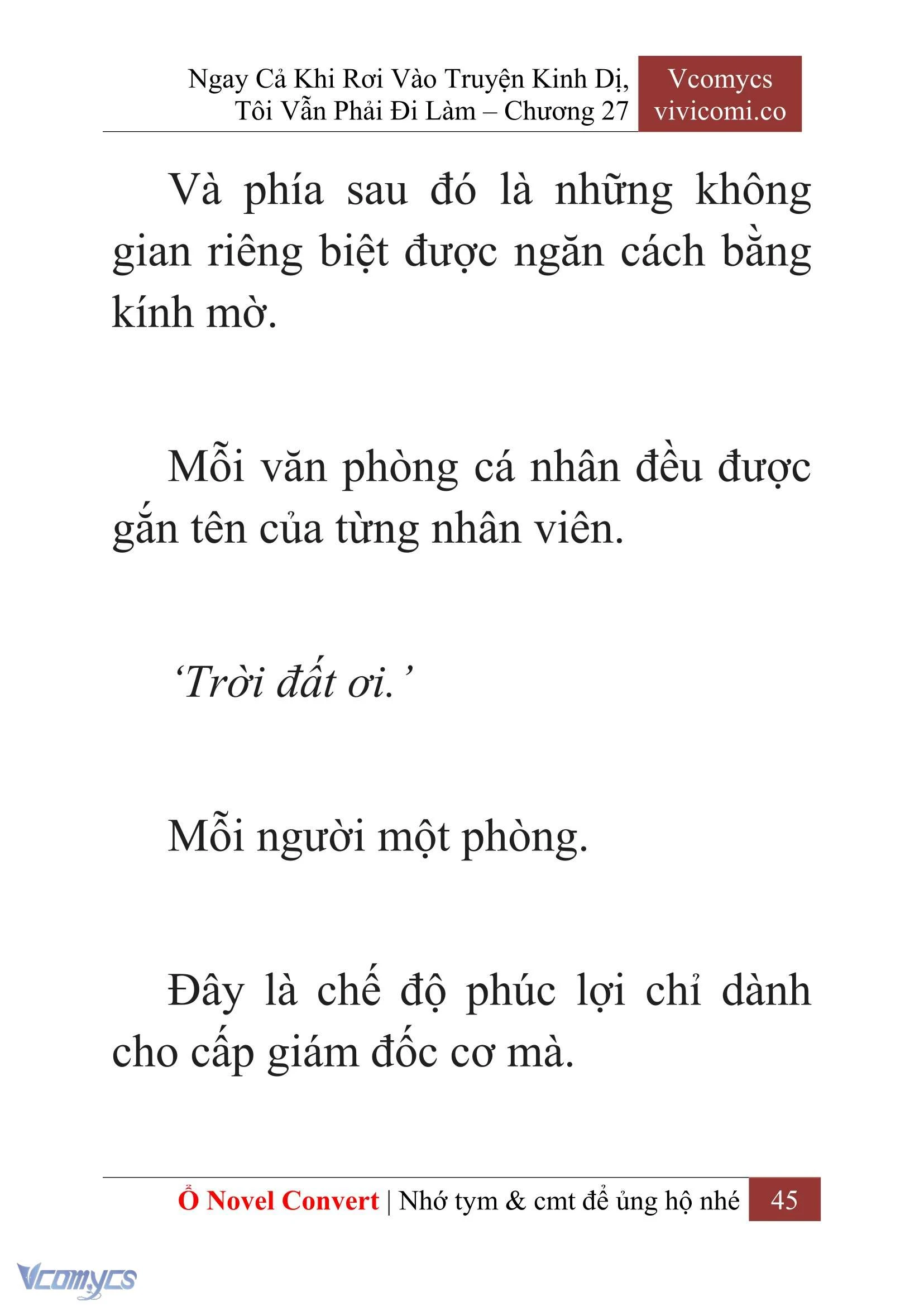 [Novel] Ngay Cả Khi Rơi Vào Truyện Kinh Dị, Tôi Vẫn Phải Đi Làm Chapter  27 - 47