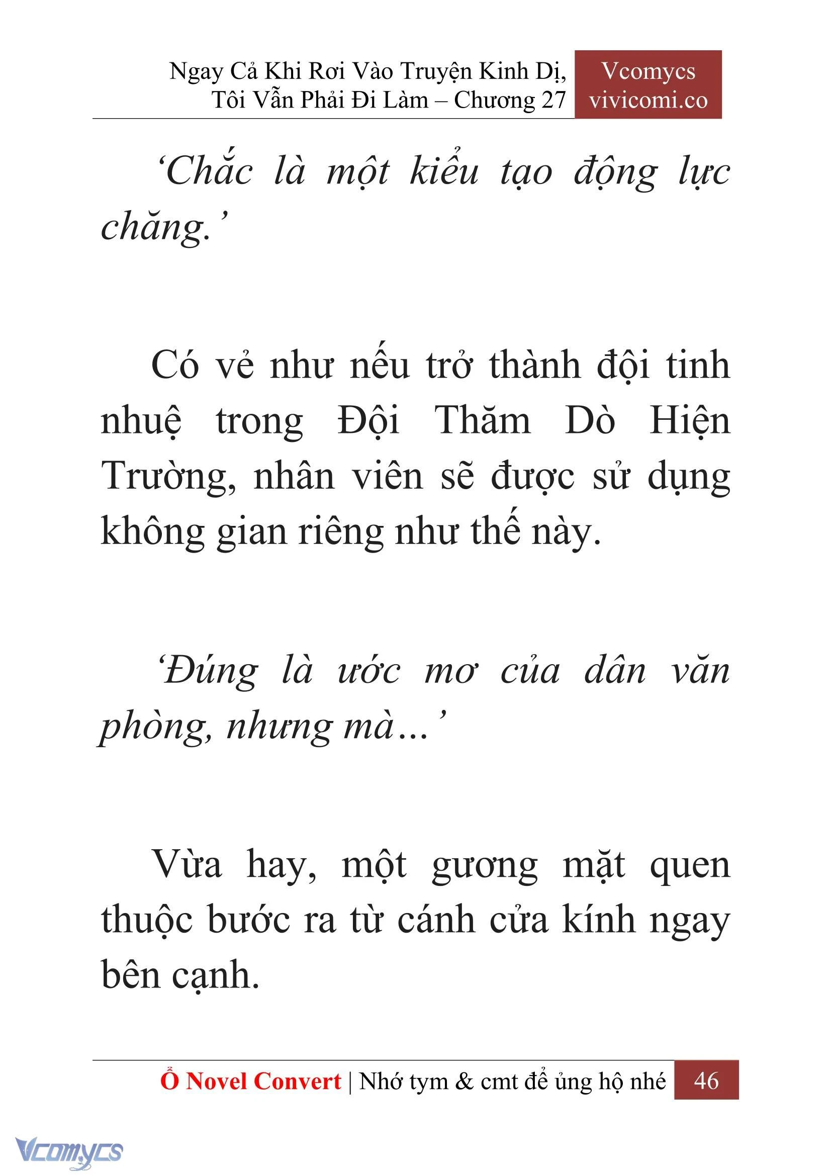 [Novel] Ngay Cả Khi Rơi Vào Truyện Kinh Dị, Tôi Vẫn Phải Đi Làm Chapter  27 - 48