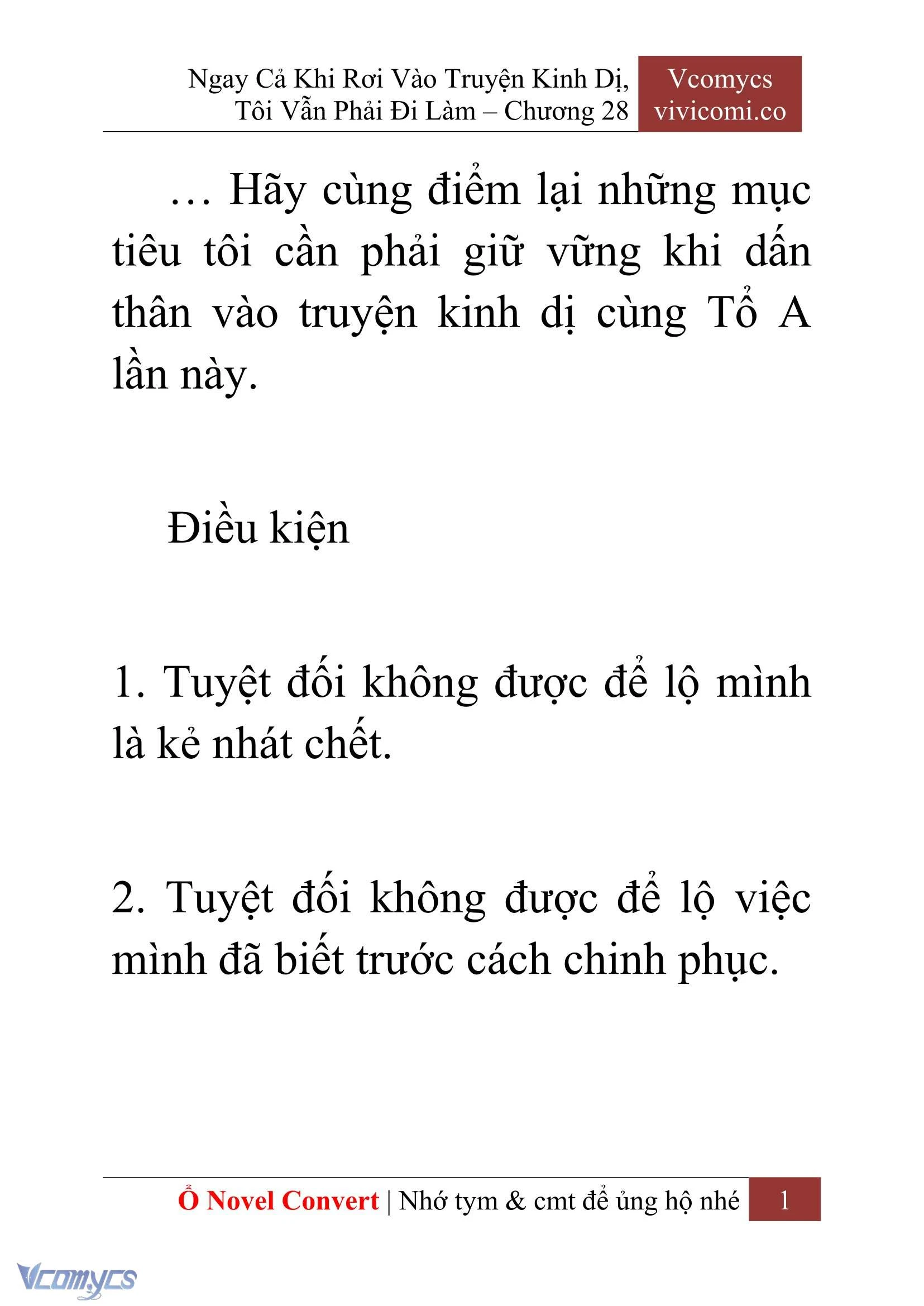 [Novel] Ngay Cả Khi Rơi Vào Truyện Kinh Dị, Tôi Vẫn Phải Đi Làm Chapter  28 - 3