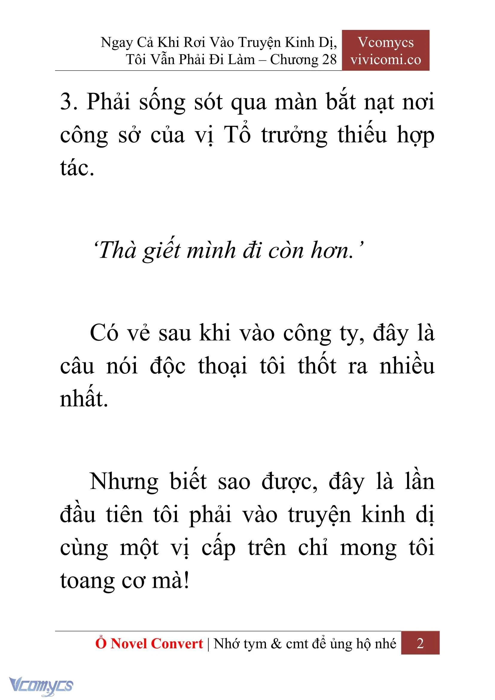 [Novel] Ngay Cả Khi Rơi Vào Truyện Kinh Dị, Tôi Vẫn Phải Đi Làm Chapter  28 - 4