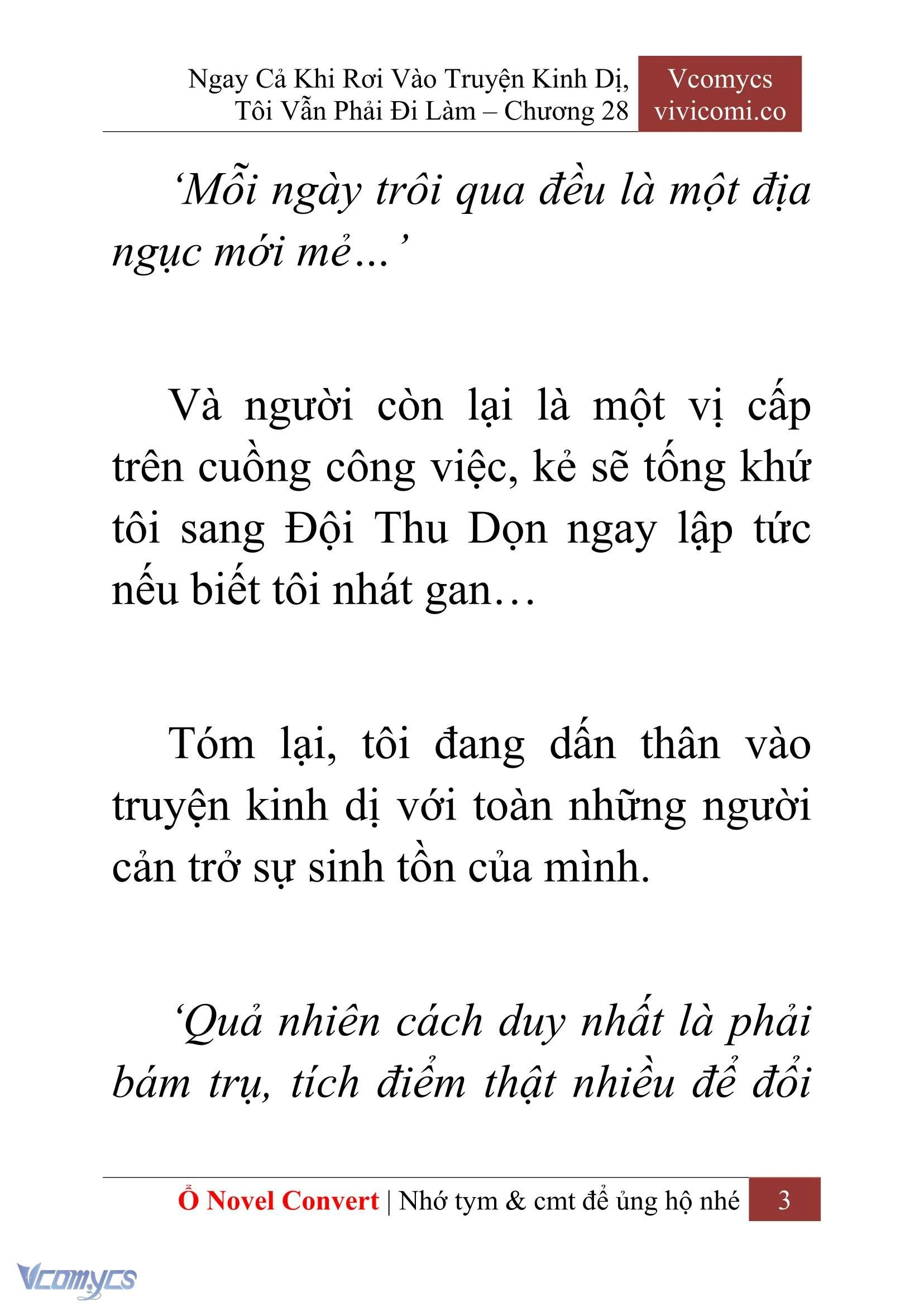[Novel] Ngay Cả Khi Rơi Vào Truyện Kinh Dị, Tôi Vẫn Phải Đi Làm Chapter  28 - 5