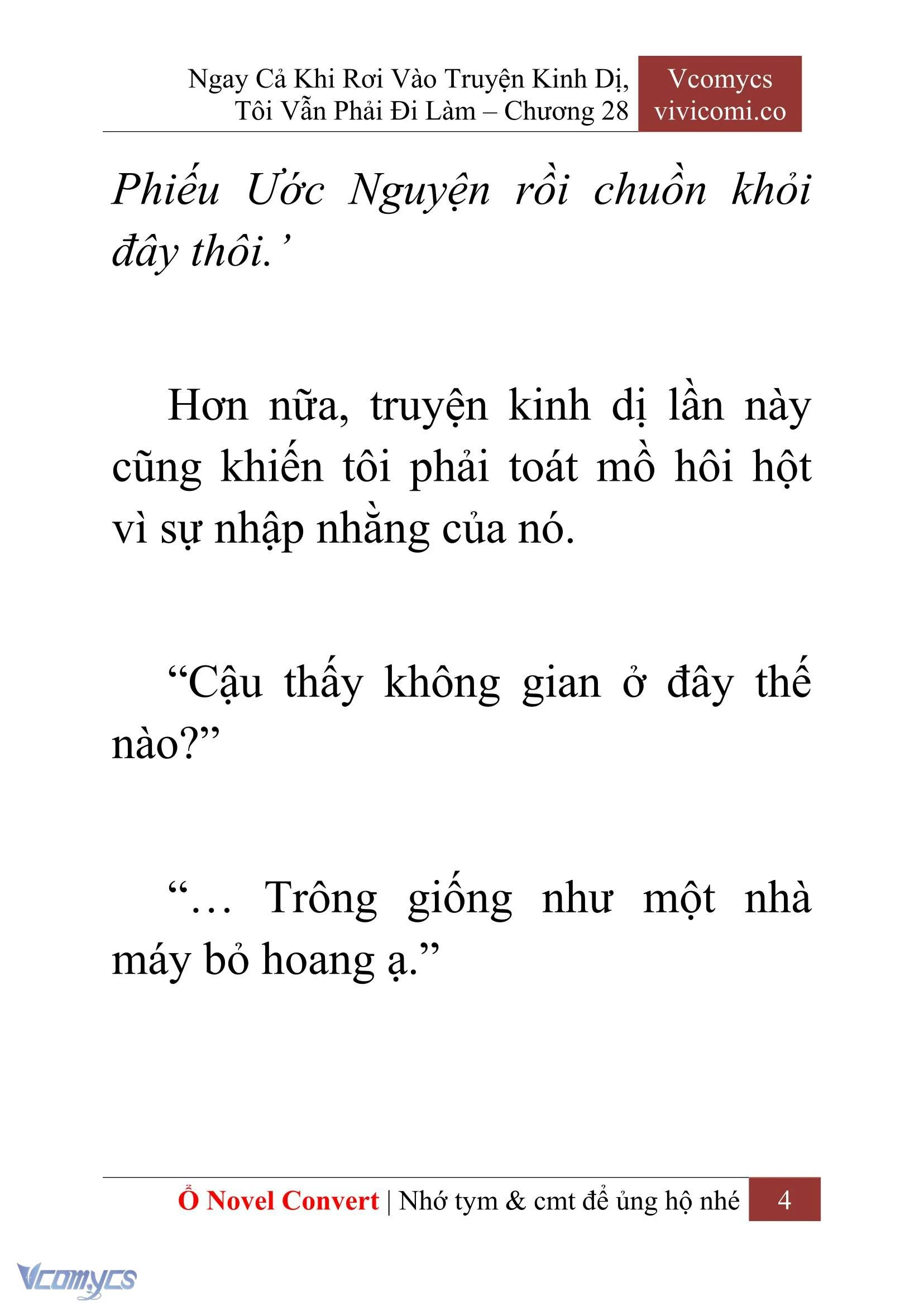 [Novel] Ngay Cả Khi Rơi Vào Truyện Kinh Dị, Tôi Vẫn Phải Đi Làm Chapter  28 - 6