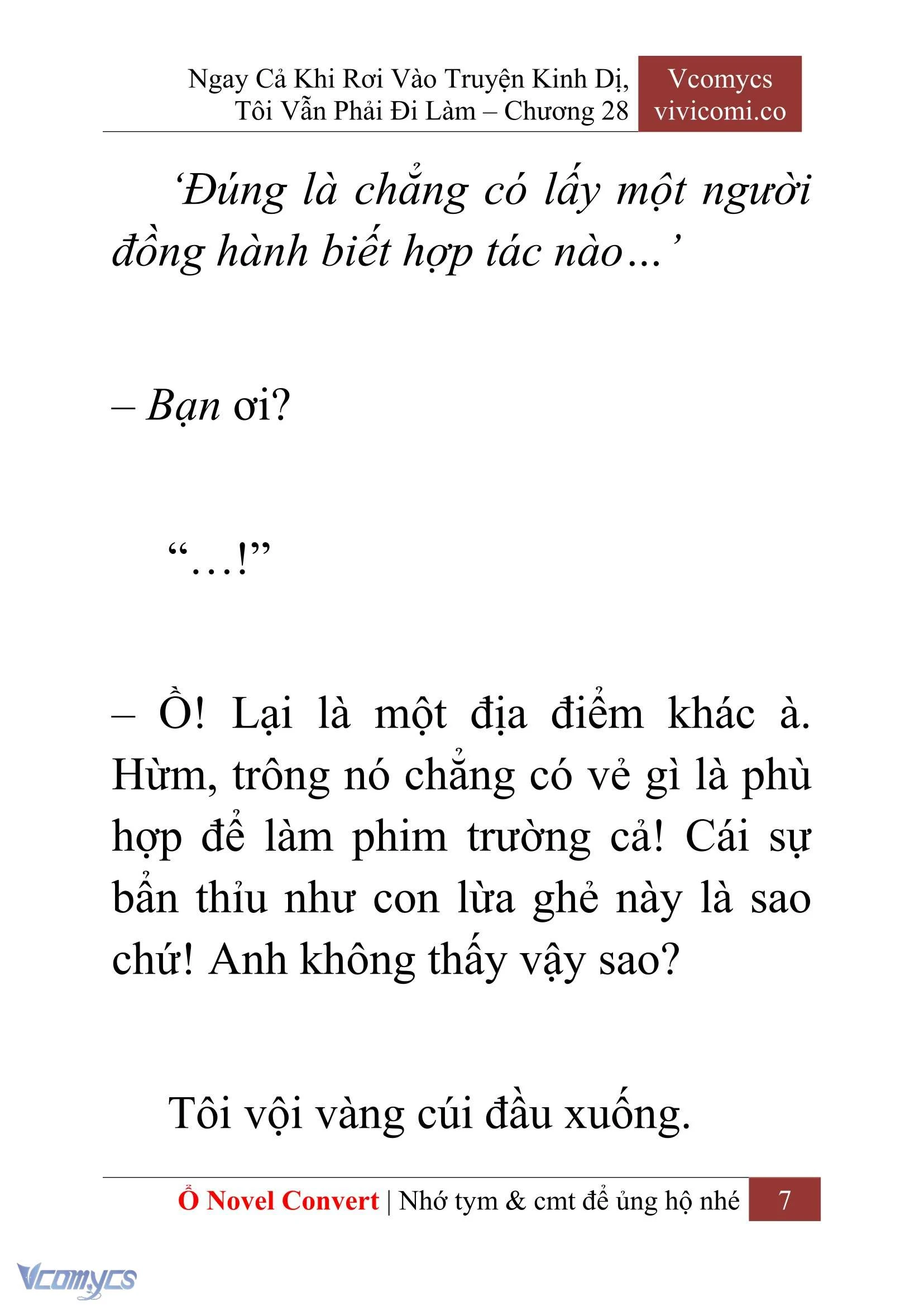 [Novel] Ngay Cả Khi Rơi Vào Truyện Kinh Dị, Tôi Vẫn Phải Đi Làm Chapter  28 - 9