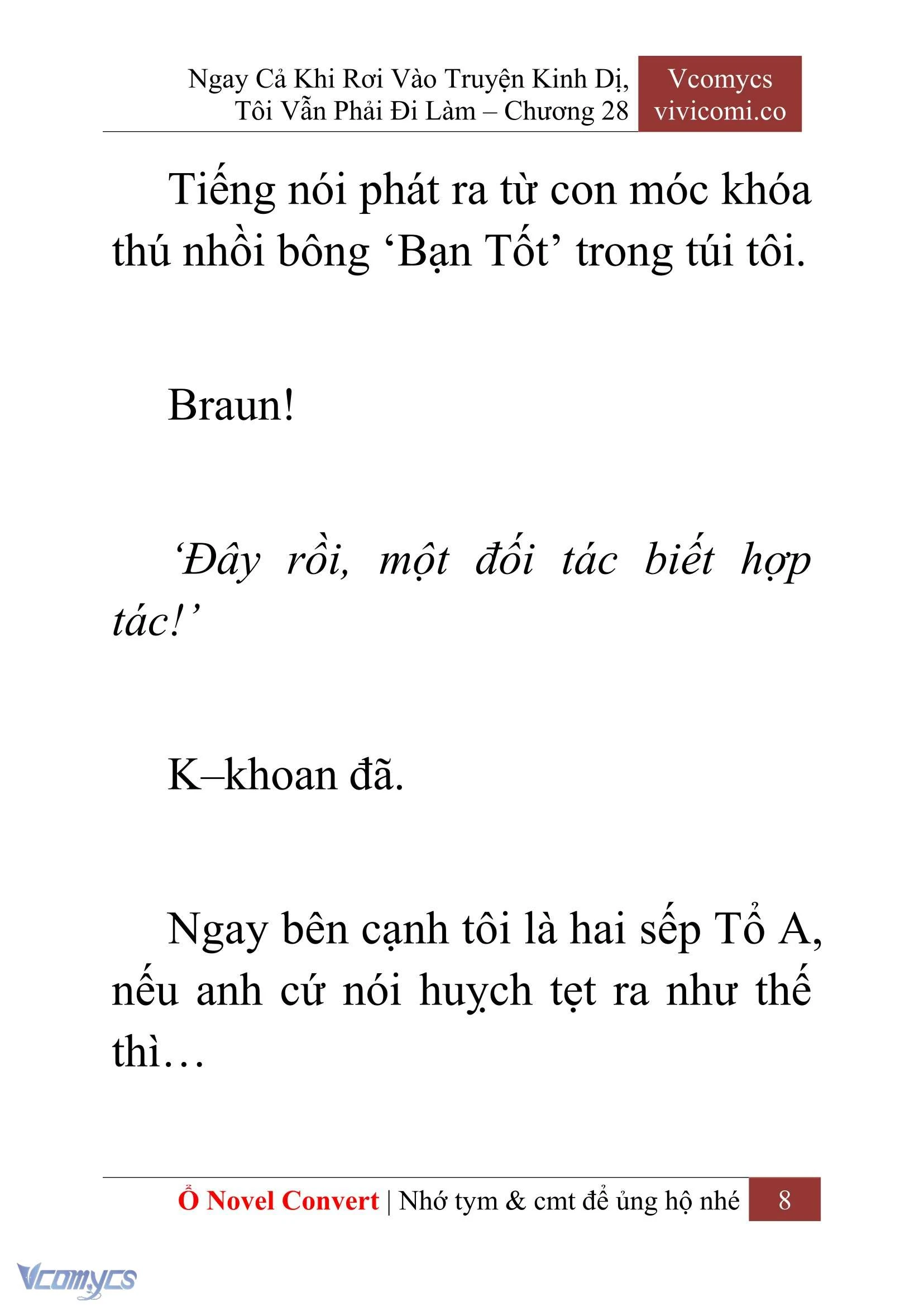 [Novel] Ngay Cả Khi Rơi Vào Truyện Kinh Dị, Tôi Vẫn Phải Đi Làm Chapter  28 - 10