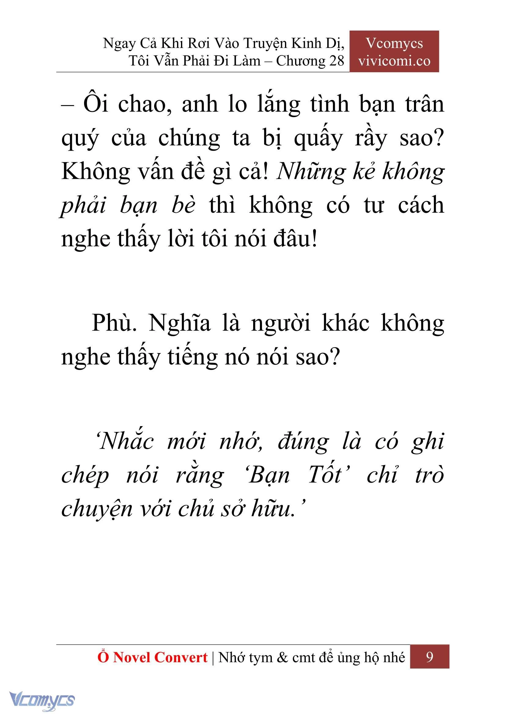 [Novel] Ngay Cả Khi Rơi Vào Truyện Kinh Dị, Tôi Vẫn Phải Đi Làm Chapter  28 - 11