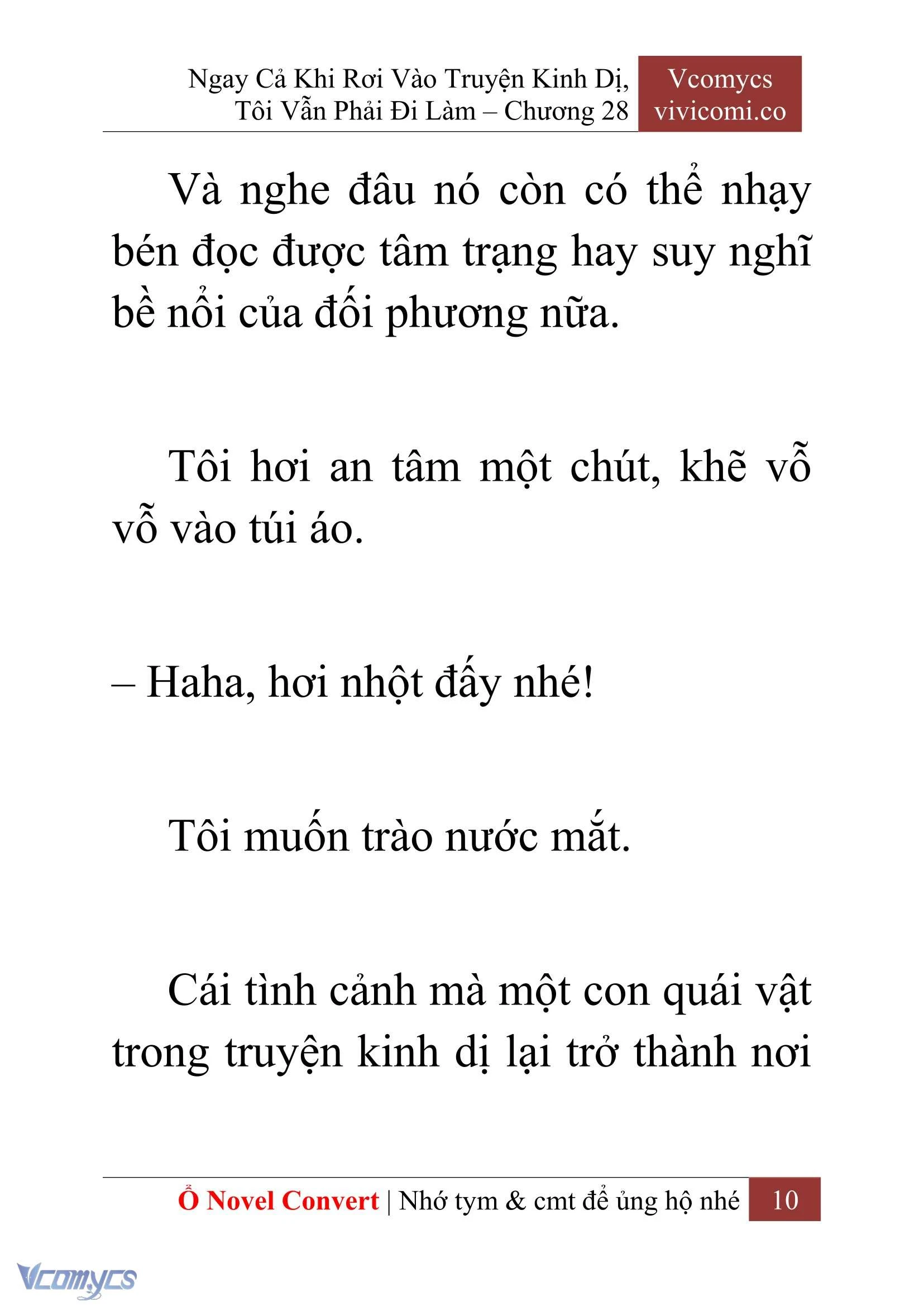 [Novel] Ngay Cả Khi Rơi Vào Truyện Kinh Dị, Tôi Vẫn Phải Đi Làm Chapter  28 - 12