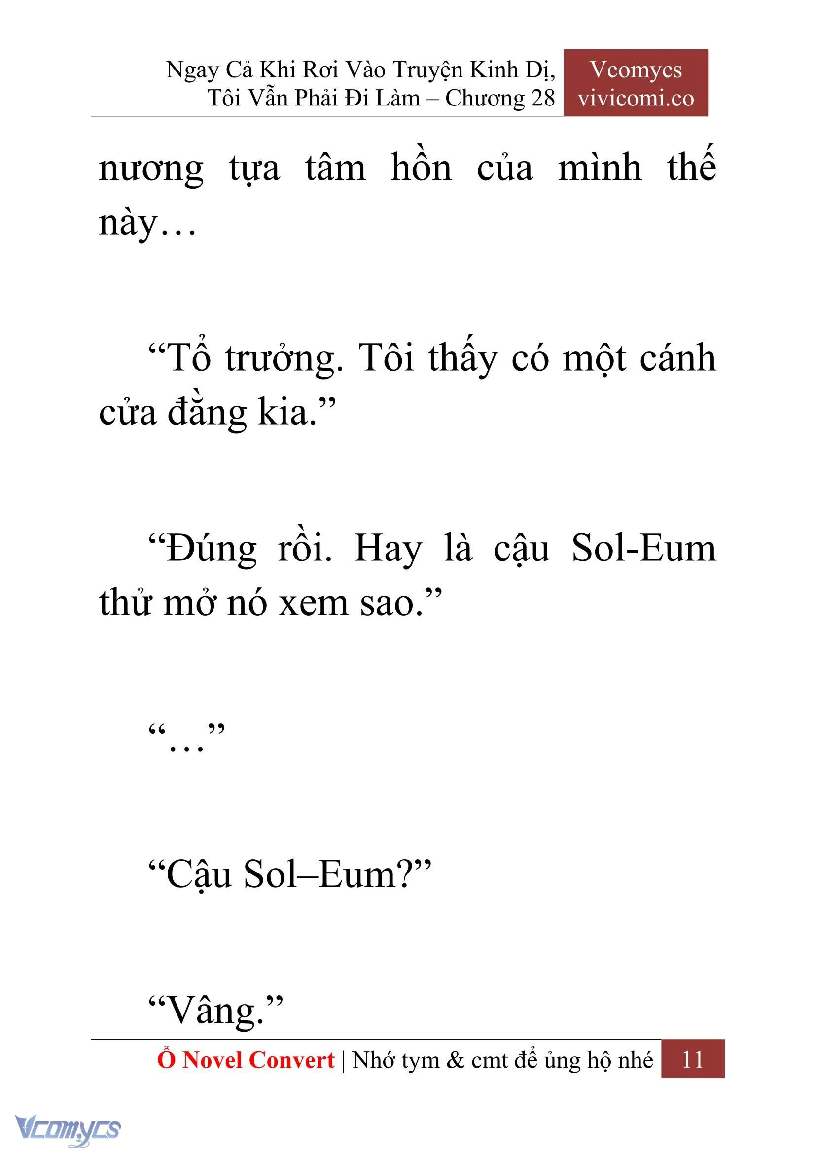 [Novel] Ngay Cả Khi Rơi Vào Truyện Kinh Dị, Tôi Vẫn Phải Đi Làm Chapter  28 - 13