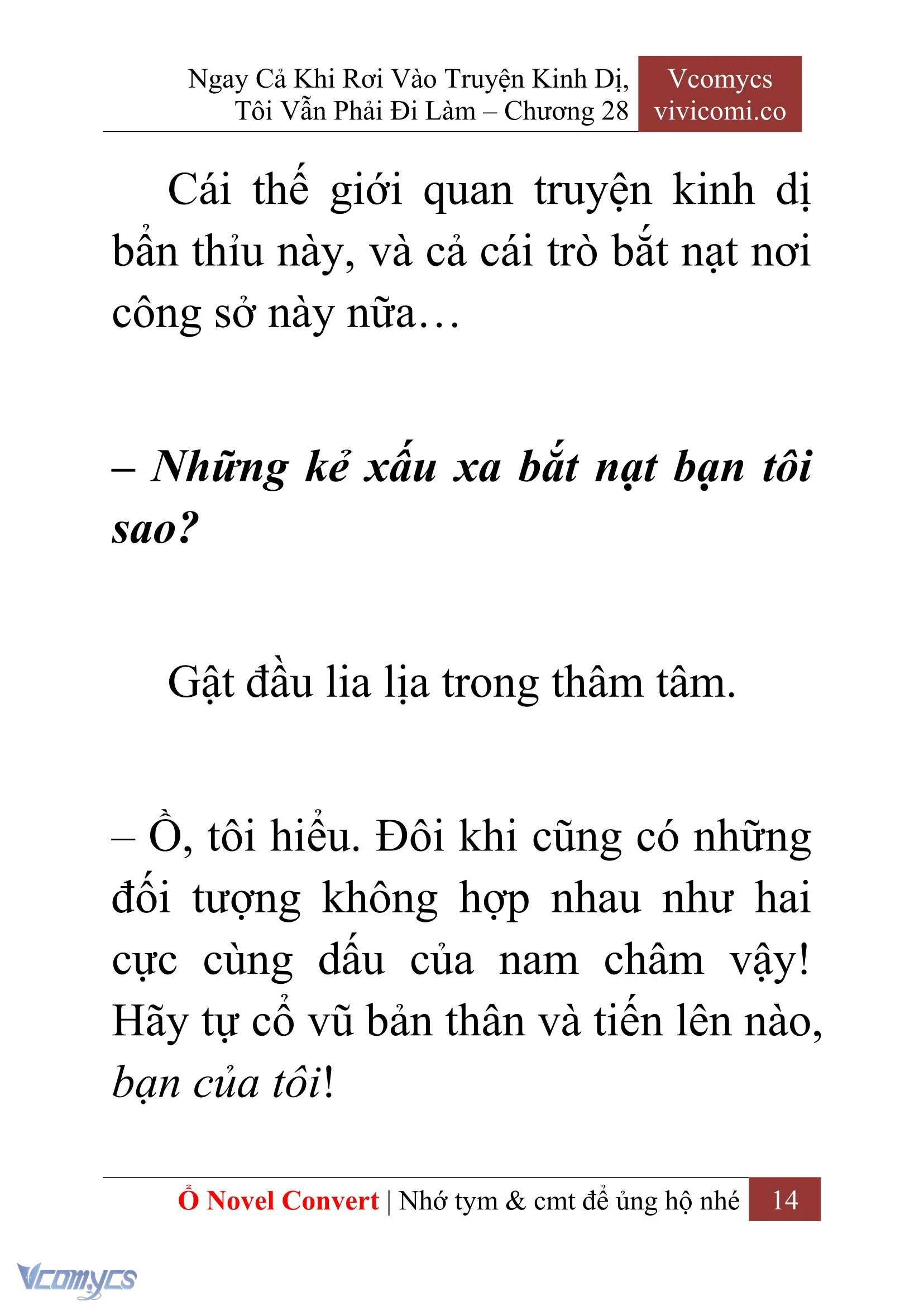 [Novel] Ngay Cả Khi Rơi Vào Truyện Kinh Dị, Tôi Vẫn Phải Đi Làm Chapter  28 - 16