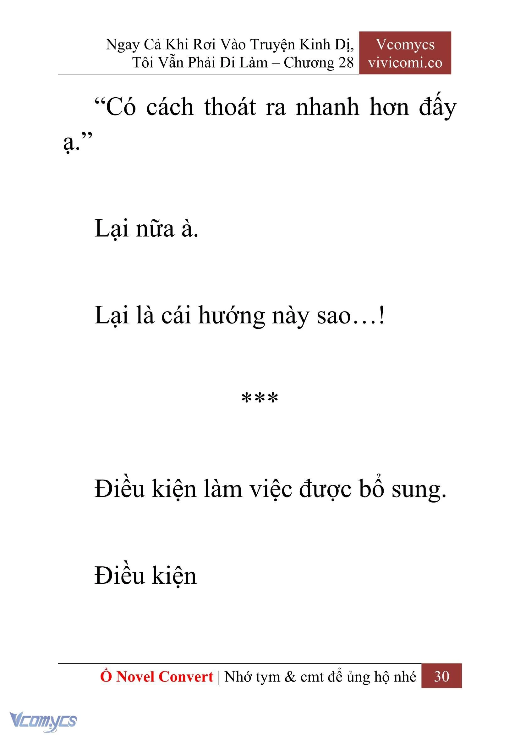 [Novel] Ngay Cả Khi Rơi Vào Truyện Kinh Dị, Tôi Vẫn Phải Đi Làm Chapter  28 - 32