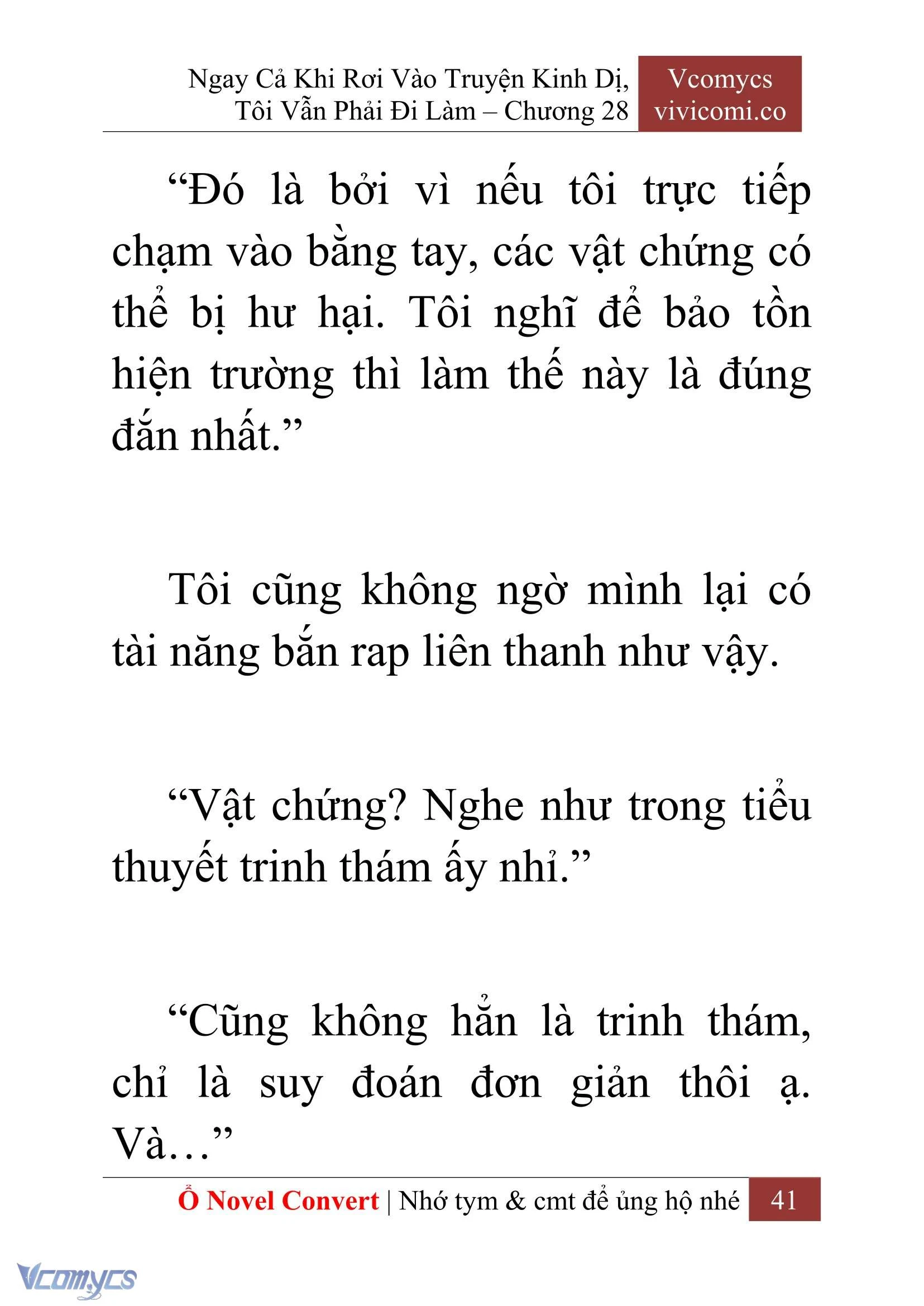 [Novel] Ngay Cả Khi Rơi Vào Truyện Kinh Dị, Tôi Vẫn Phải Đi Làm Chapter  28 - 43
