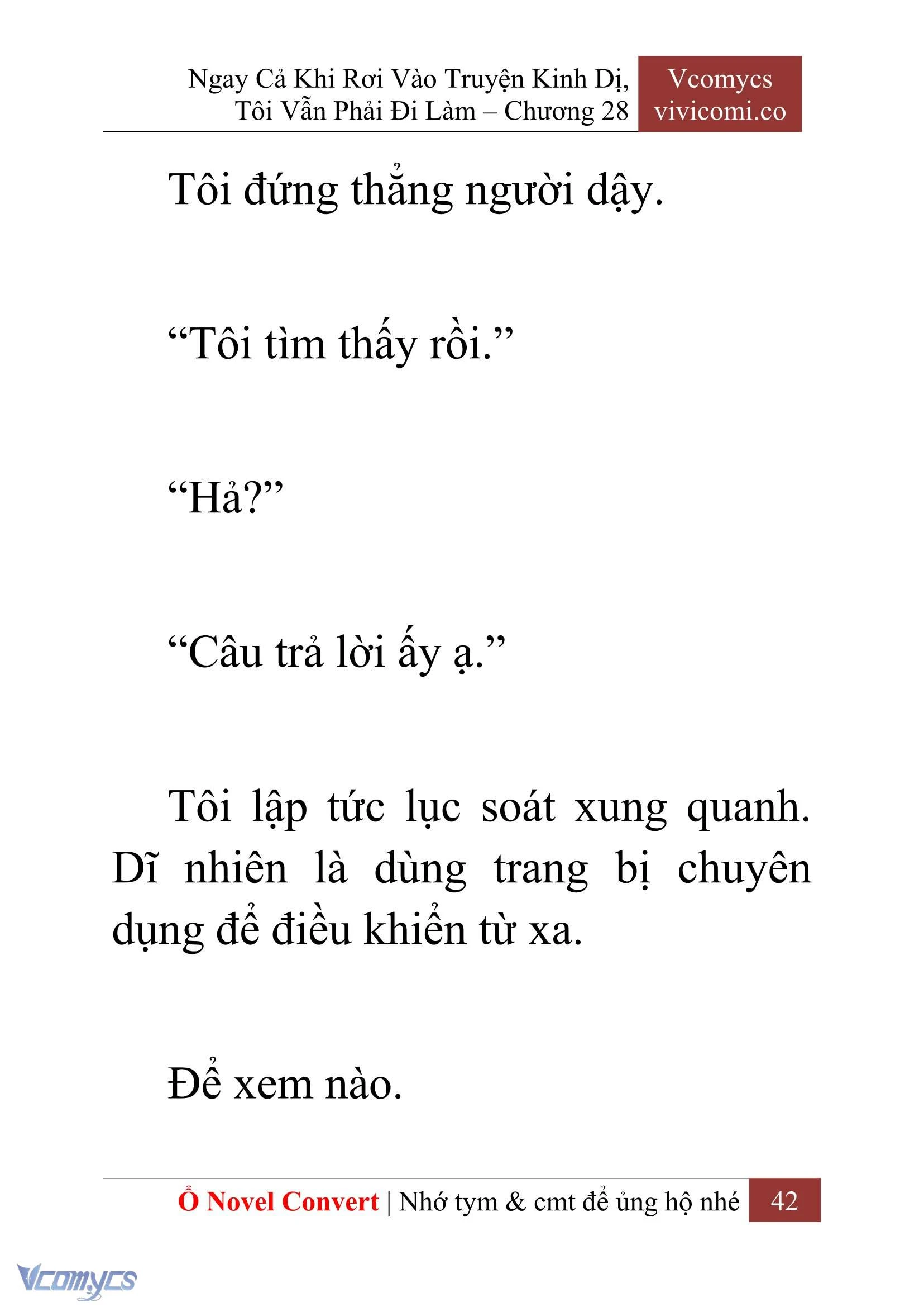 [Novel] Ngay Cả Khi Rơi Vào Truyện Kinh Dị, Tôi Vẫn Phải Đi Làm Chapter  28 - 44