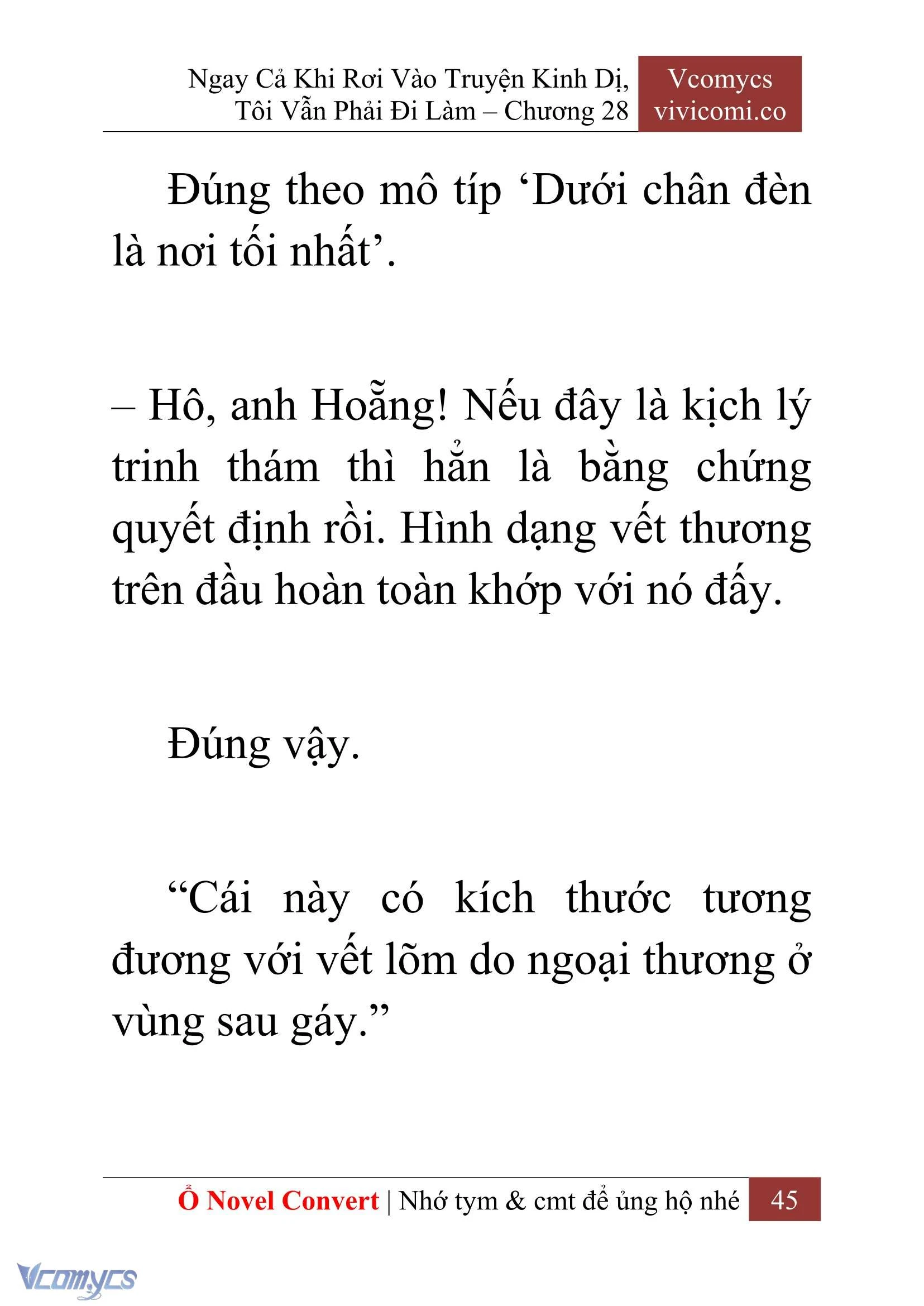 [Novel] Ngay Cả Khi Rơi Vào Truyện Kinh Dị, Tôi Vẫn Phải Đi Làm Chapter  28 - 47