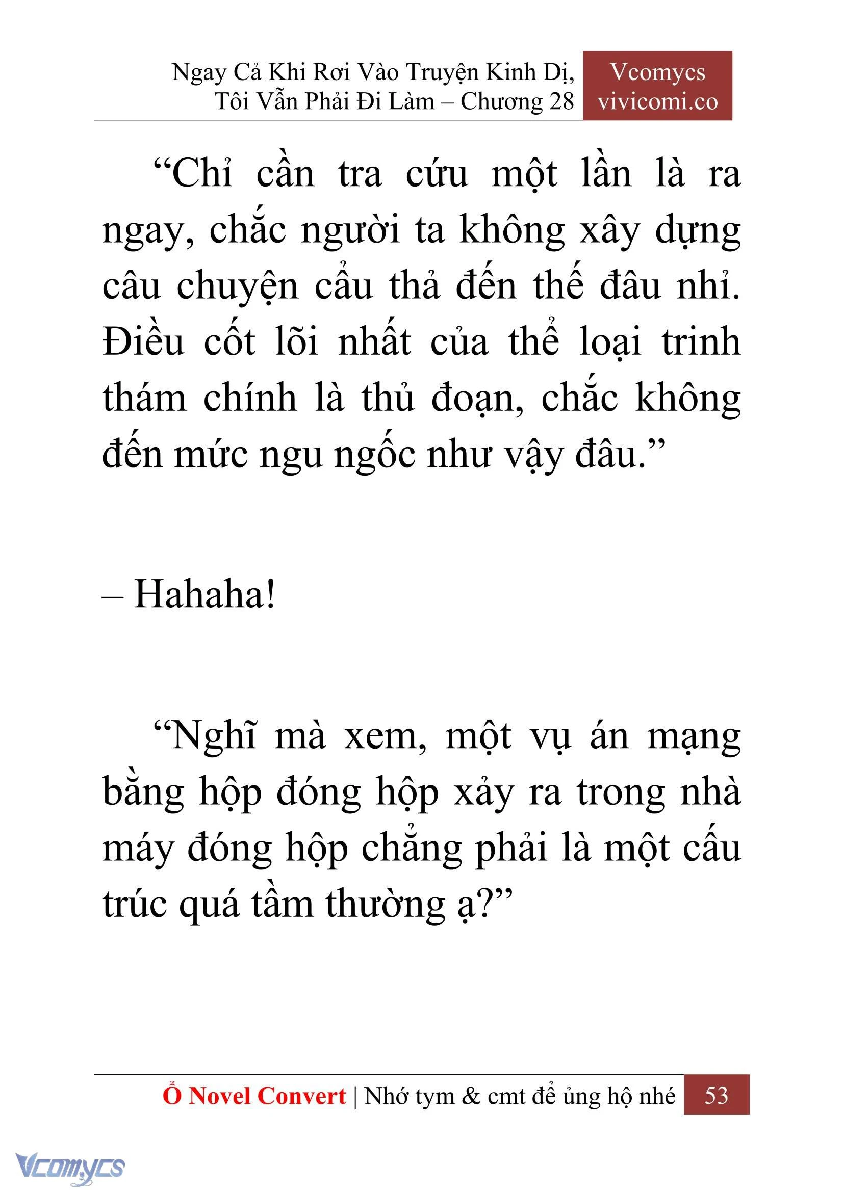 [Novel] Ngay Cả Khi Rơi Vào Truyện Kinh Dị, Tôi Vẫn Phải Đi Làm Chapter  28 - 55