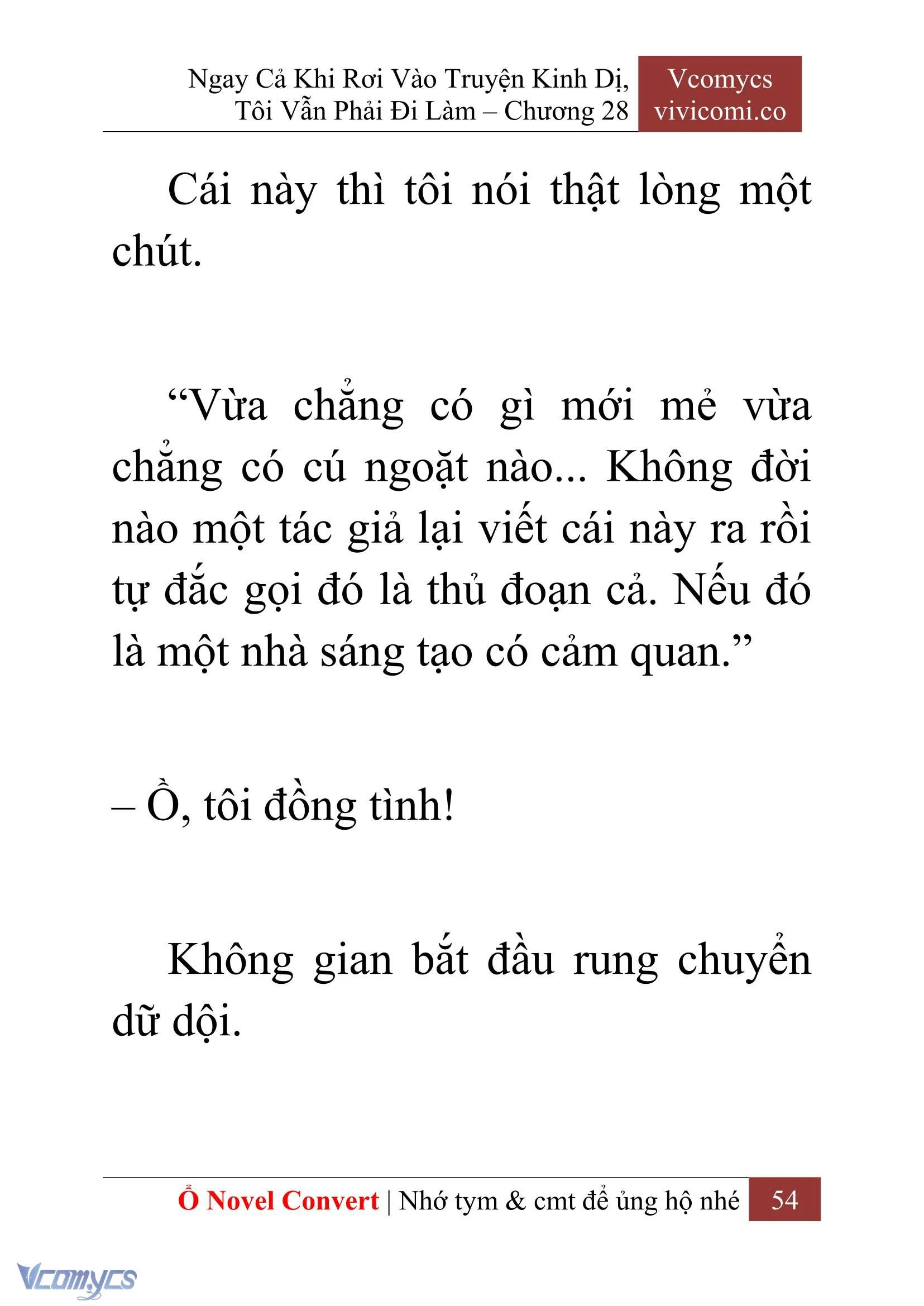 [Novel] Ngay Cả Khi Rơi Vào Truyện Kinh Dị, Tôi Vẫn Phải Đi Làm Chapter  28 - 56