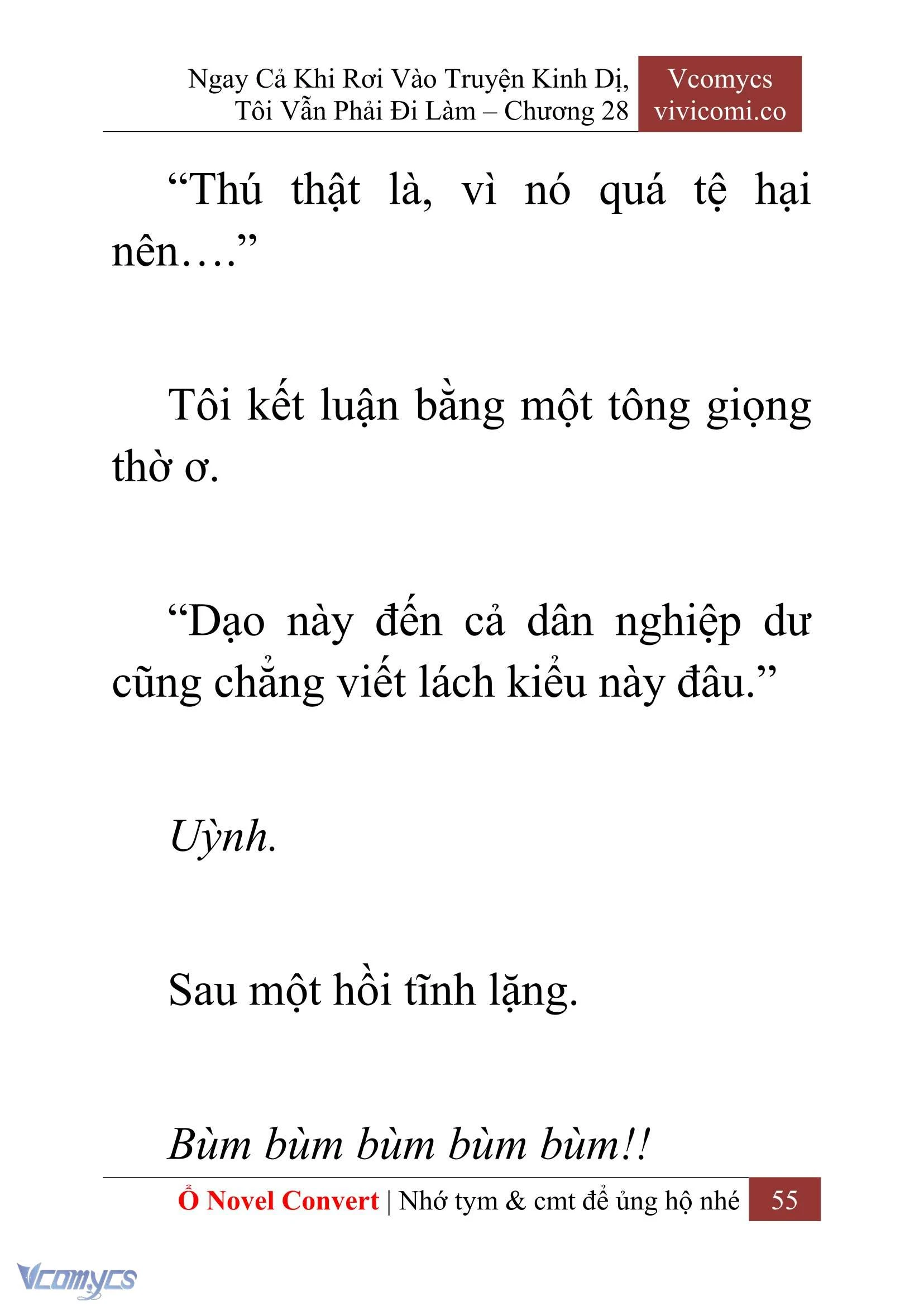 [Novel] Ngay Cả Khi Rơi Vào Truyện Kinh Dị, Tôi Vẫn Phải Đi Làm Chapter  28 - 57