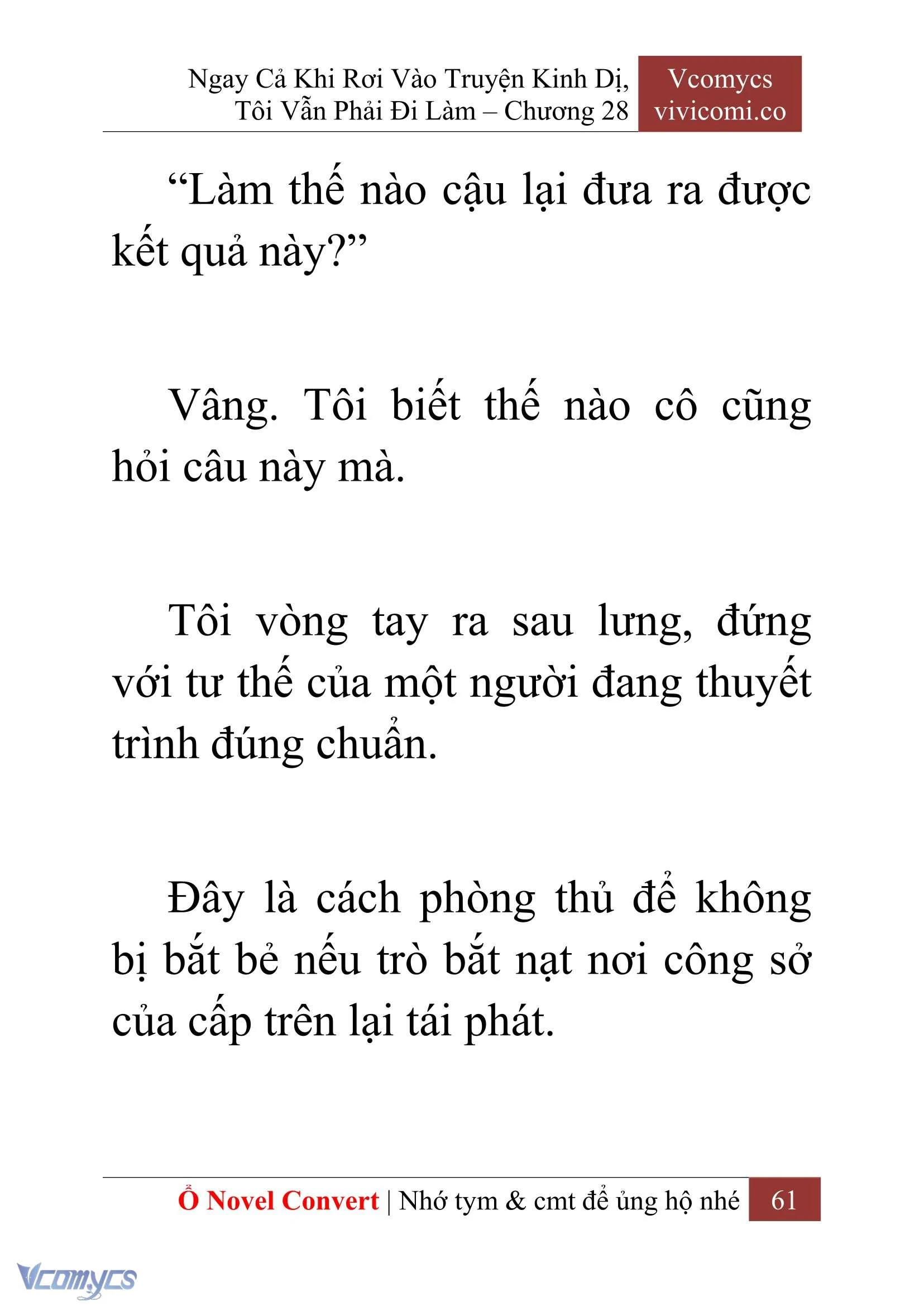 [Novel] Ngay Cả Khi Rơi Vào Truyện Kinh Dị, Tôi Vẫn Phải Đi Làm Chapter  28 - 63