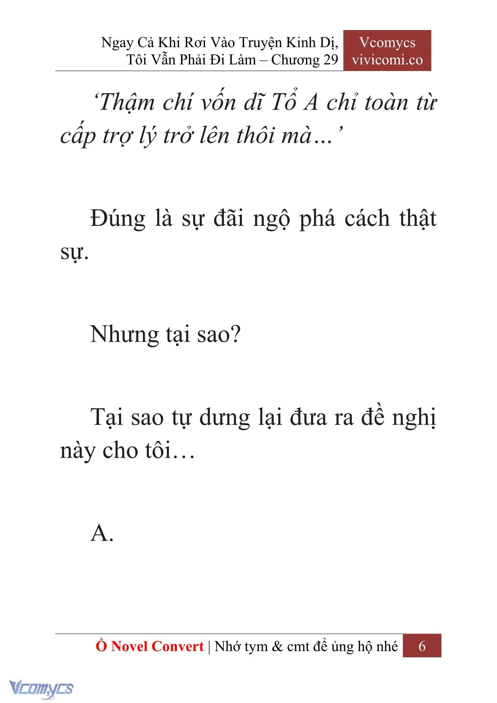 [Novel] Ngay Cả Khi Rơi Vào Truyện Kinh Dị, Tôi Vẫn Phải Đi Làm Chapter  29 - 8