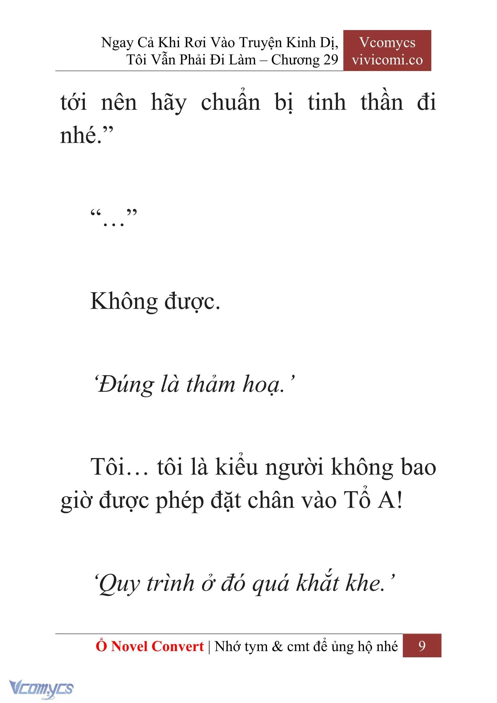 [Novel] Ngay Cả Khi Rơi Vào Truyện Kinh Dị, Tôi Vẫn Phải Đi Làm Chapter  29 - 11
