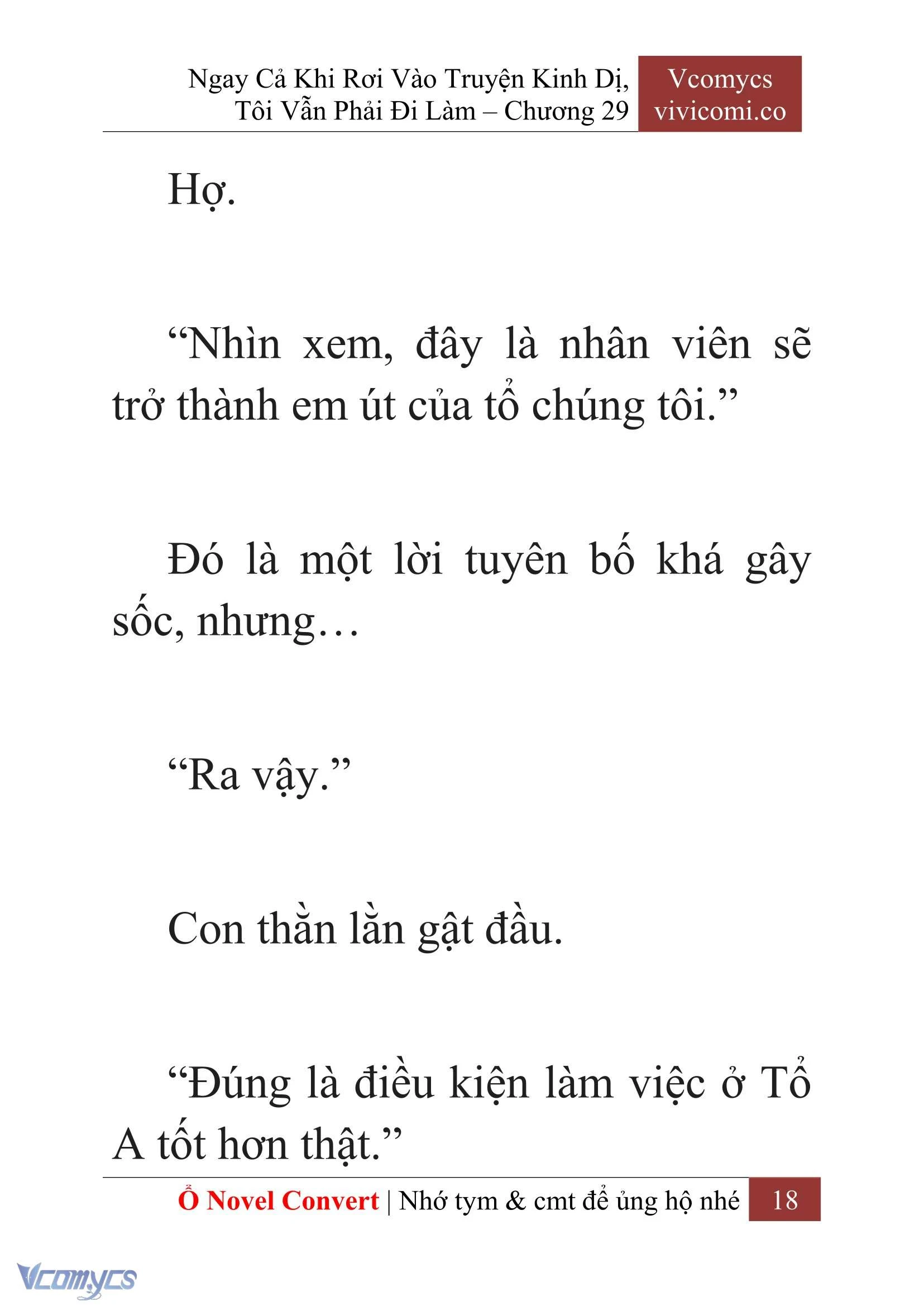 [Novel] Ngay Cả Khi Rơi Vào Truyện Kinh Dị, Tôi Vẫn Phải Đi Làm Chapter  29 - 20