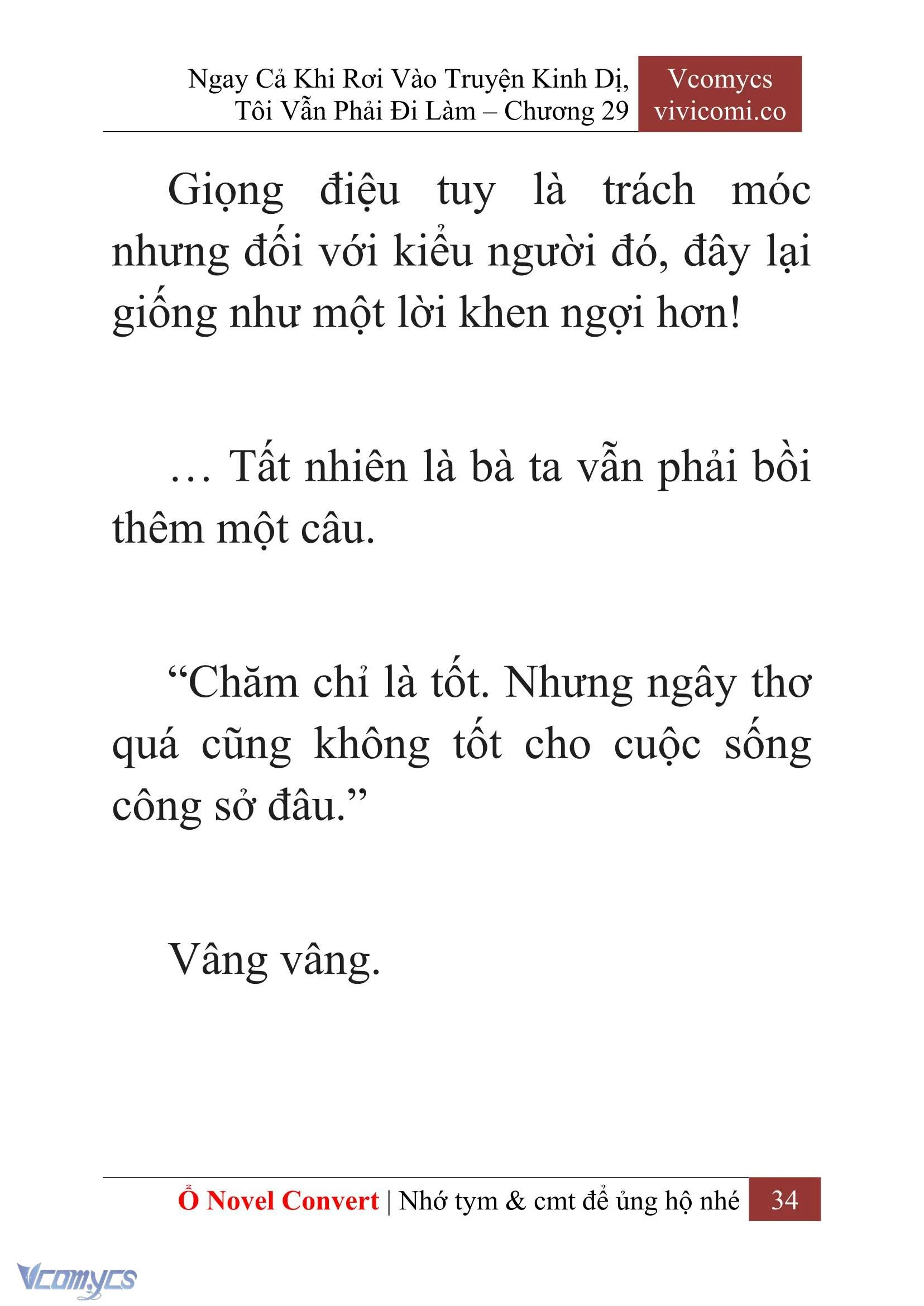 [Novel] Ngay Cả Khi Rơi Vào Truyện Kinh Dị, Tôi Vẫn Phải Đi Làm Chapter  29 - 36