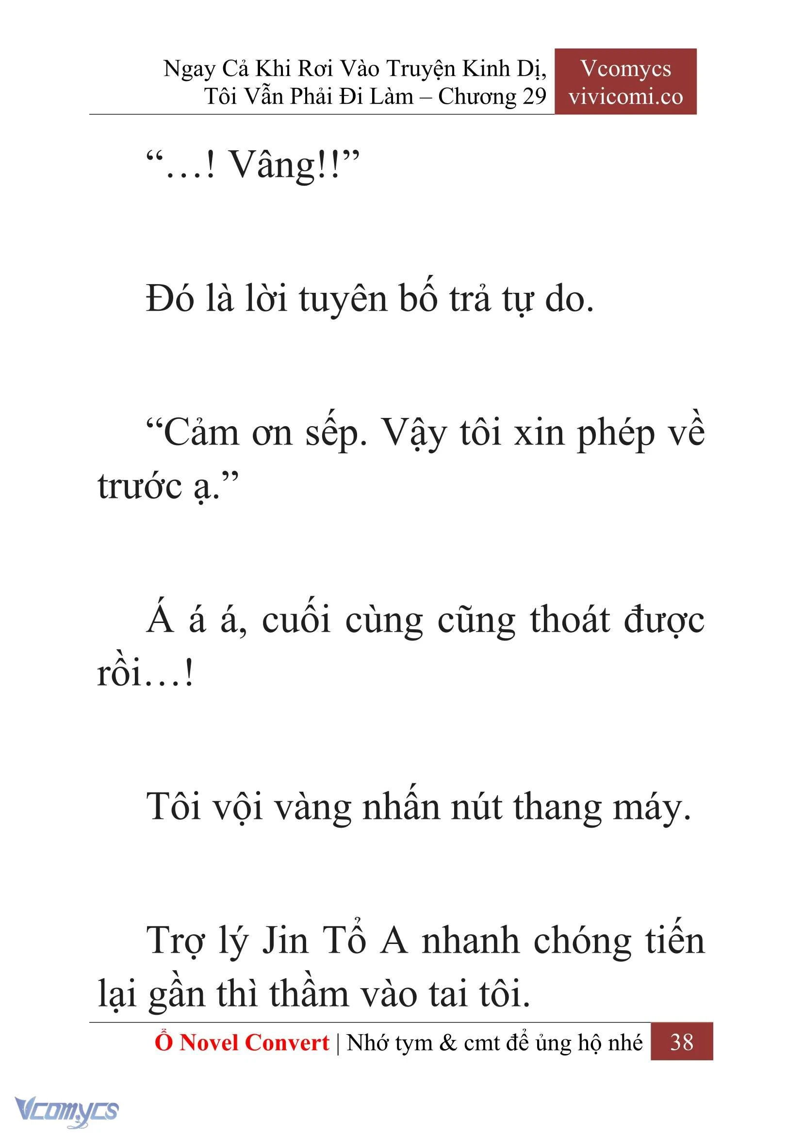 [Novel] Ngay Cả Khi Rơi Vào Truyện Kinh Dị, Tôi Vẫn Phải Đi Làm Chapter  29 - 40