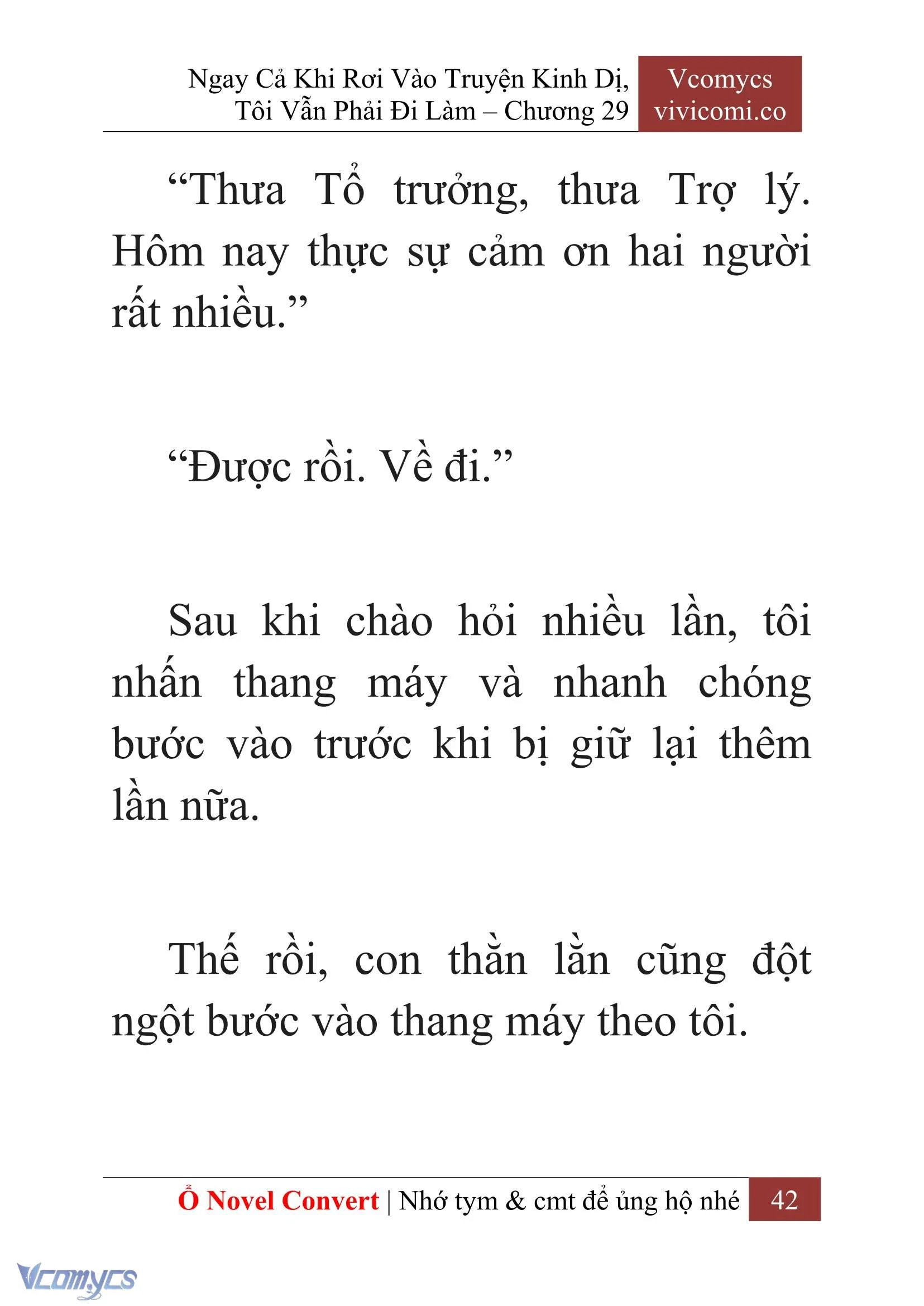[Novel] Ngay Cả Khi Rơi Vào Truyện Kinh Dị, Tôi Vẫn Phải Đi Làm Chapter  29 - 44