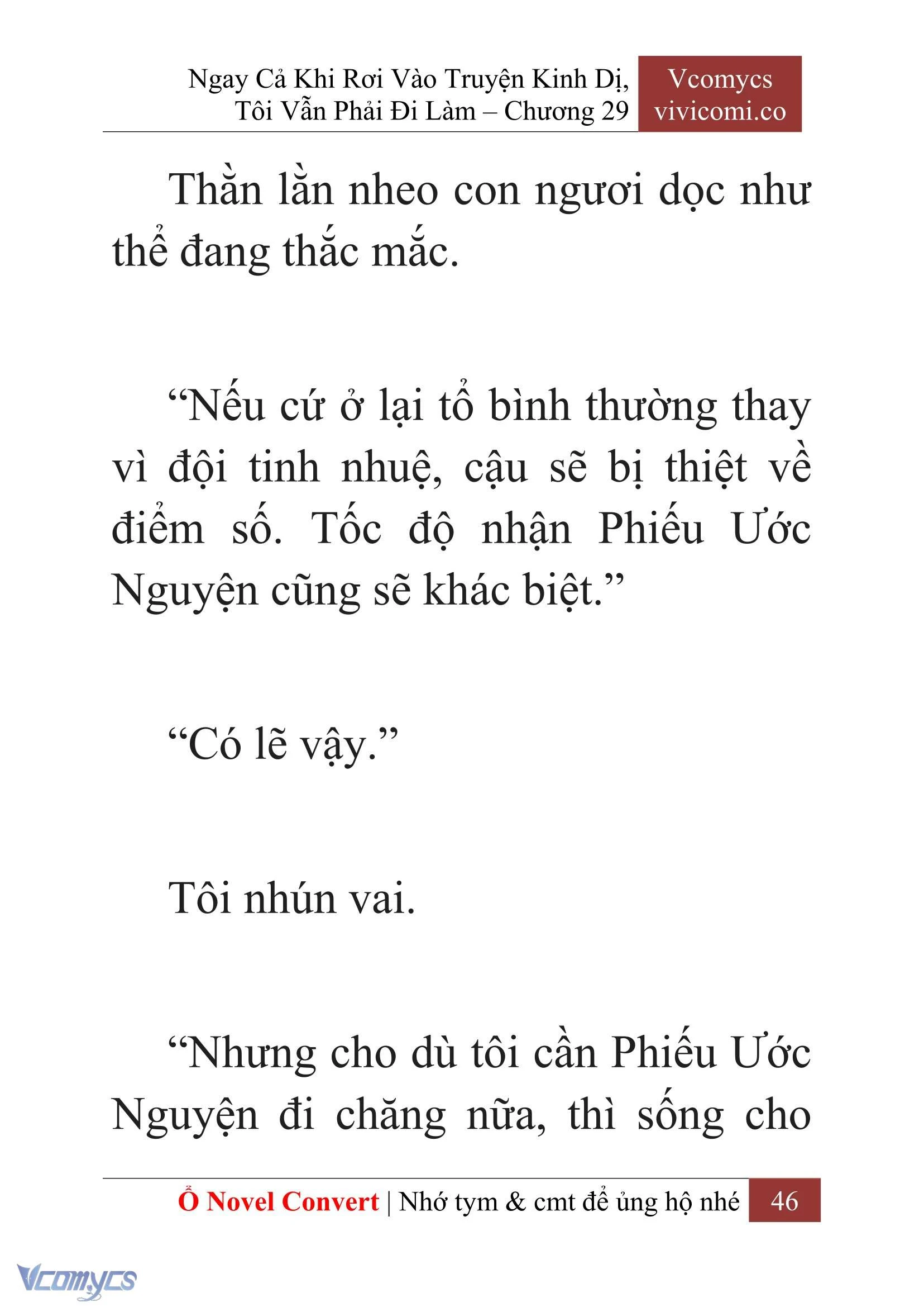 [Novel] Ngay Cả Khi Rơi Vào Truyện Kinh Dị, Tôi Vẫn Phải Đi Làm Chapter  29 - 48