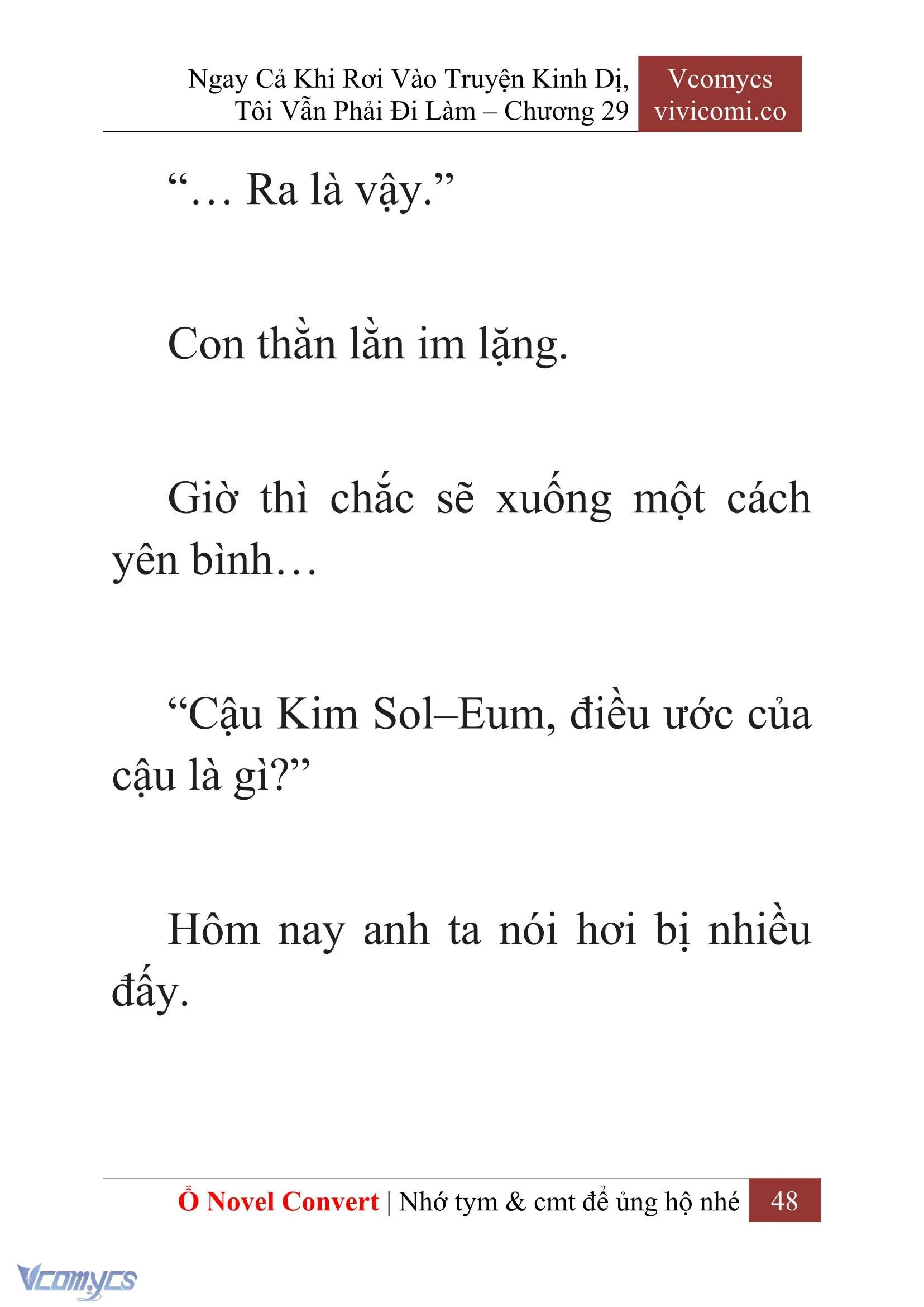 [Novel] Ngay Cả Khi Rơi Vào Truyện Kinh Dị, Tôi Vẫn Phải Đi Làm Chapter  29 - 50