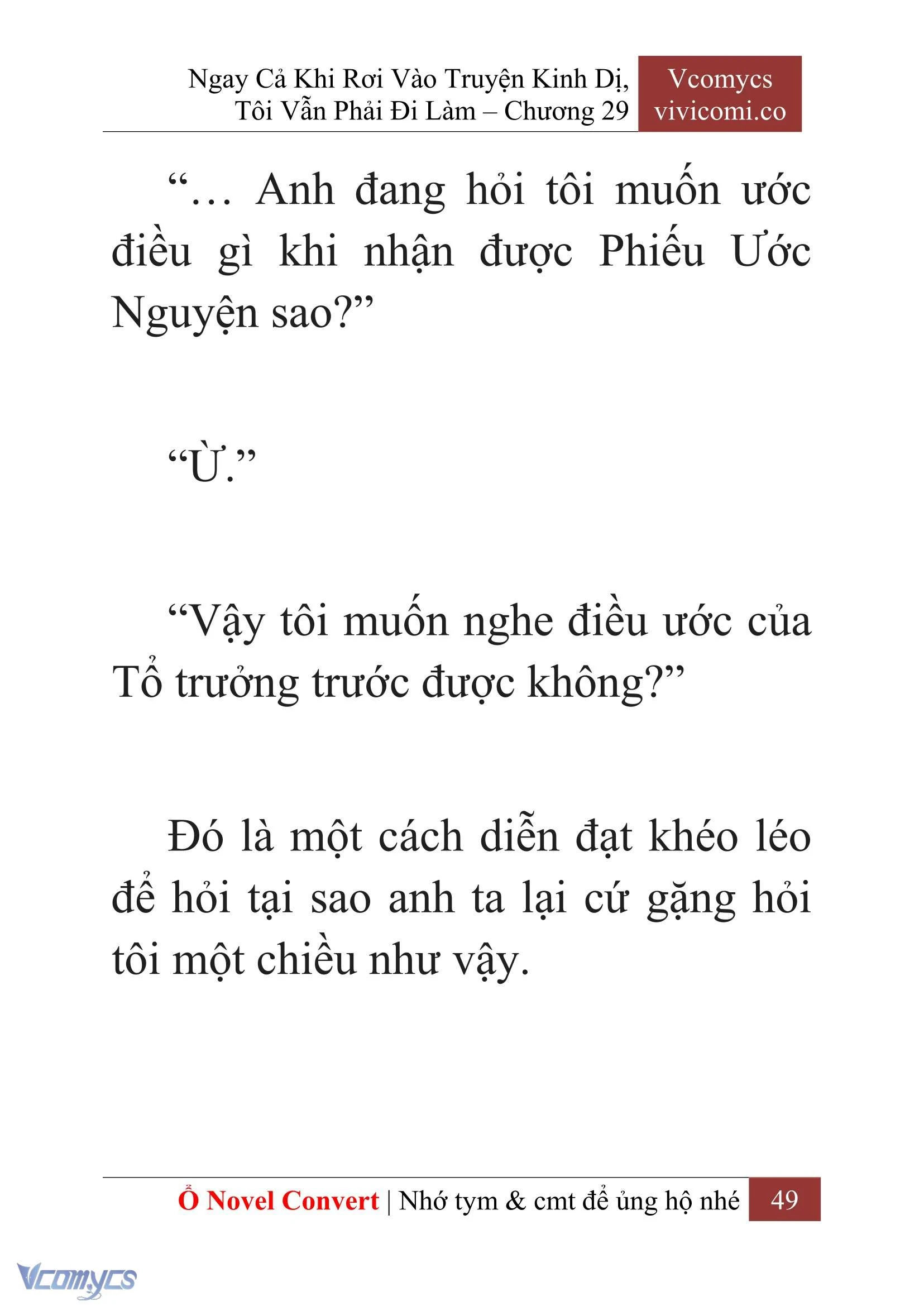 [Novel] Ngay Cả Khi Rơi Vào Truyện Kinh Dị, Tôi Vẫn Phải Đi Làm Chapter  29 - 51