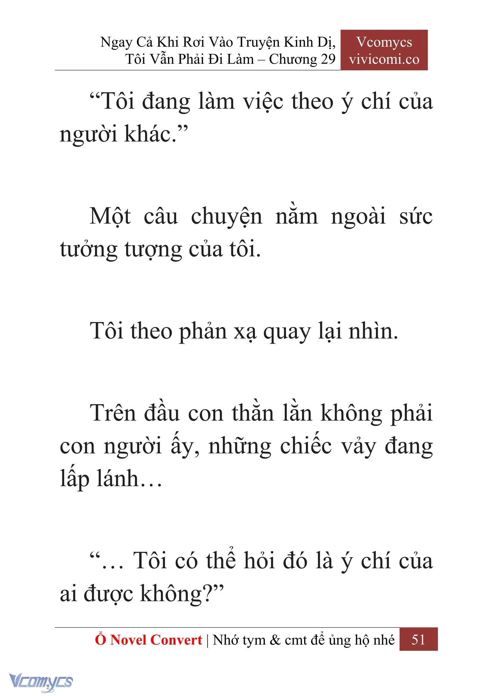 [Novel] Ngay Cả Khi Rơi Vào Truyện Kinh Dị, Tôi Vẫn Phải Đi Làm Chapter  29 - 53