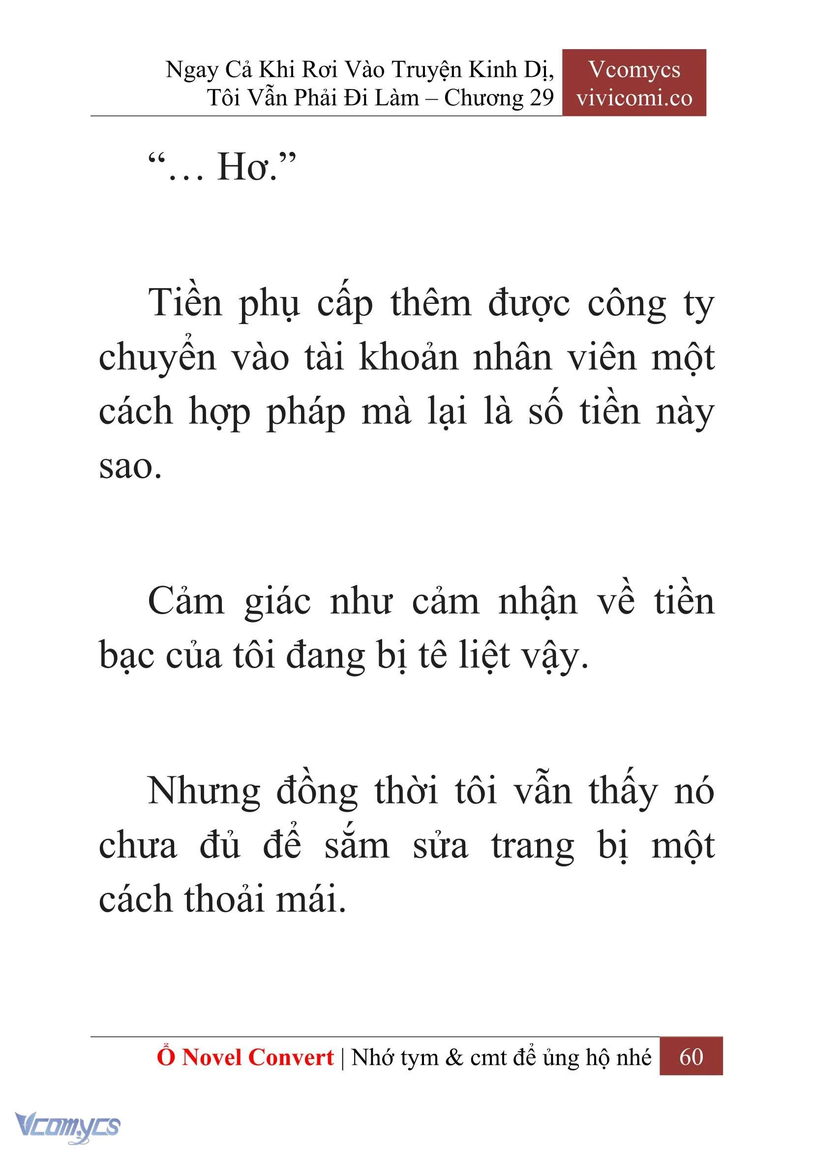 [Novel] Ngay Cả Khi Rơi Vào Truyện Kinh Dị, Tôi Vẫn Phải Đi Làm Chapter  29 - 62
