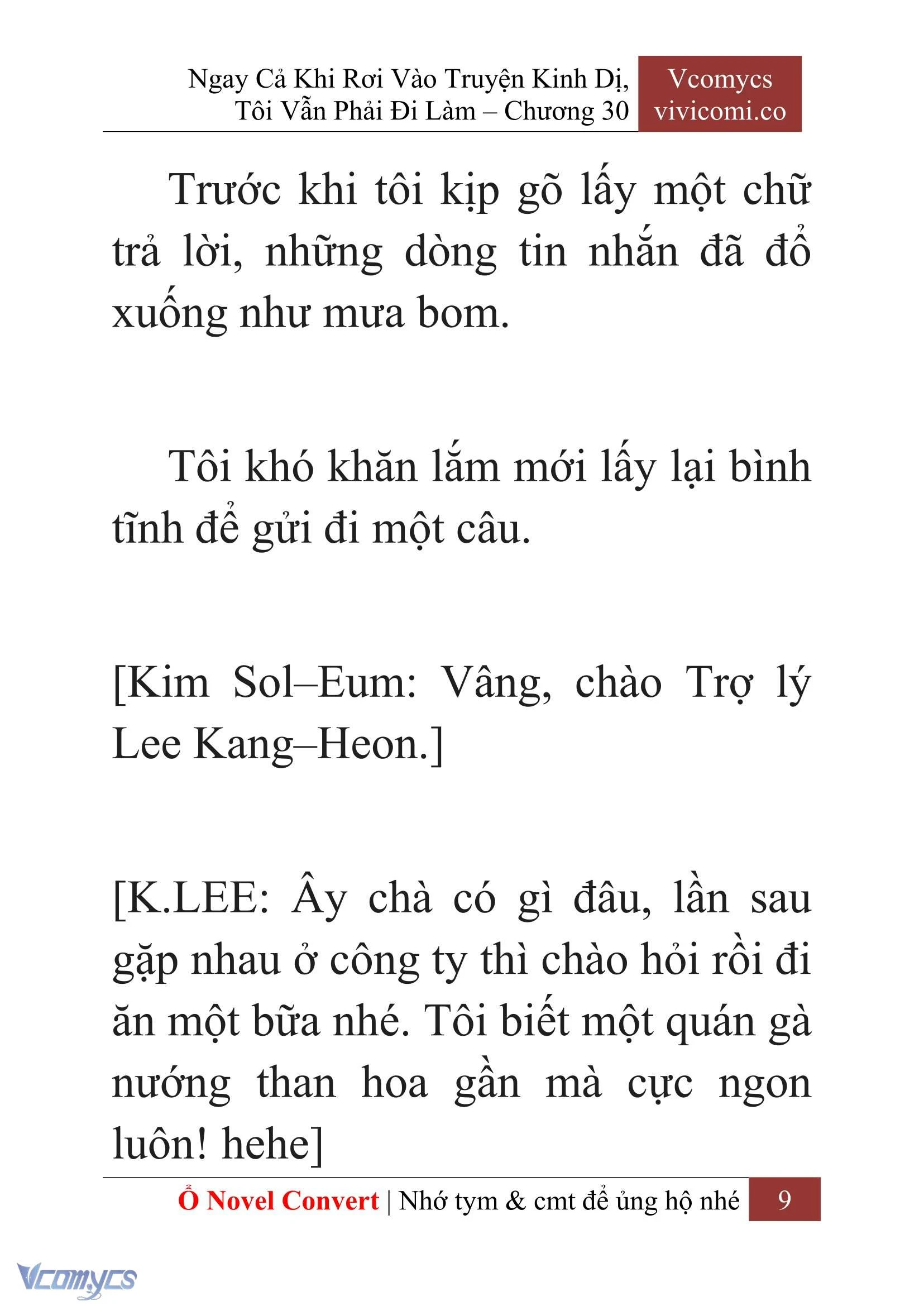 [Novel] Ngay Cả Khi Rơi Vào Truyện Kinh Dị, Tôi Vẫn Phải Đi Làm Chapter  30 - 11