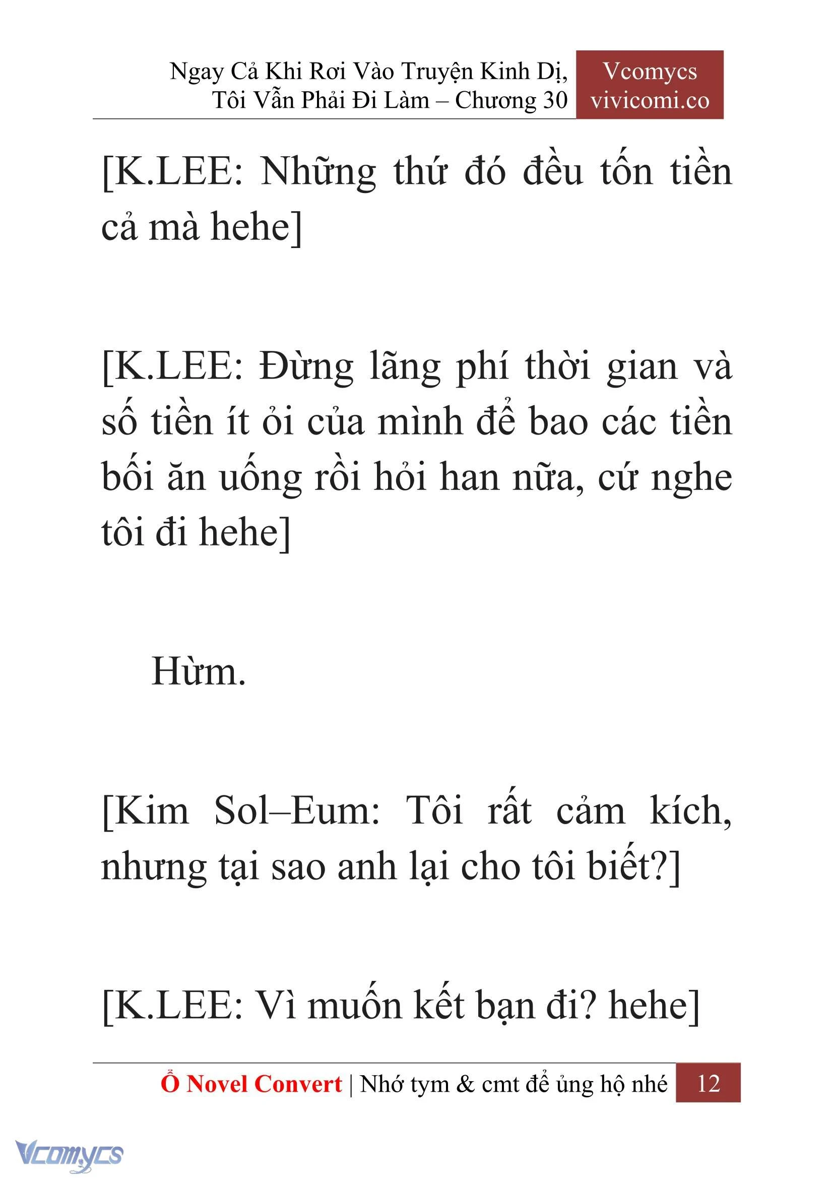 [Novel] Ngay Cả Khi Rơi Vào Truyện Kinh Dị, Tôi Vẫn Phải Đi Làm Chapter  30 - 14